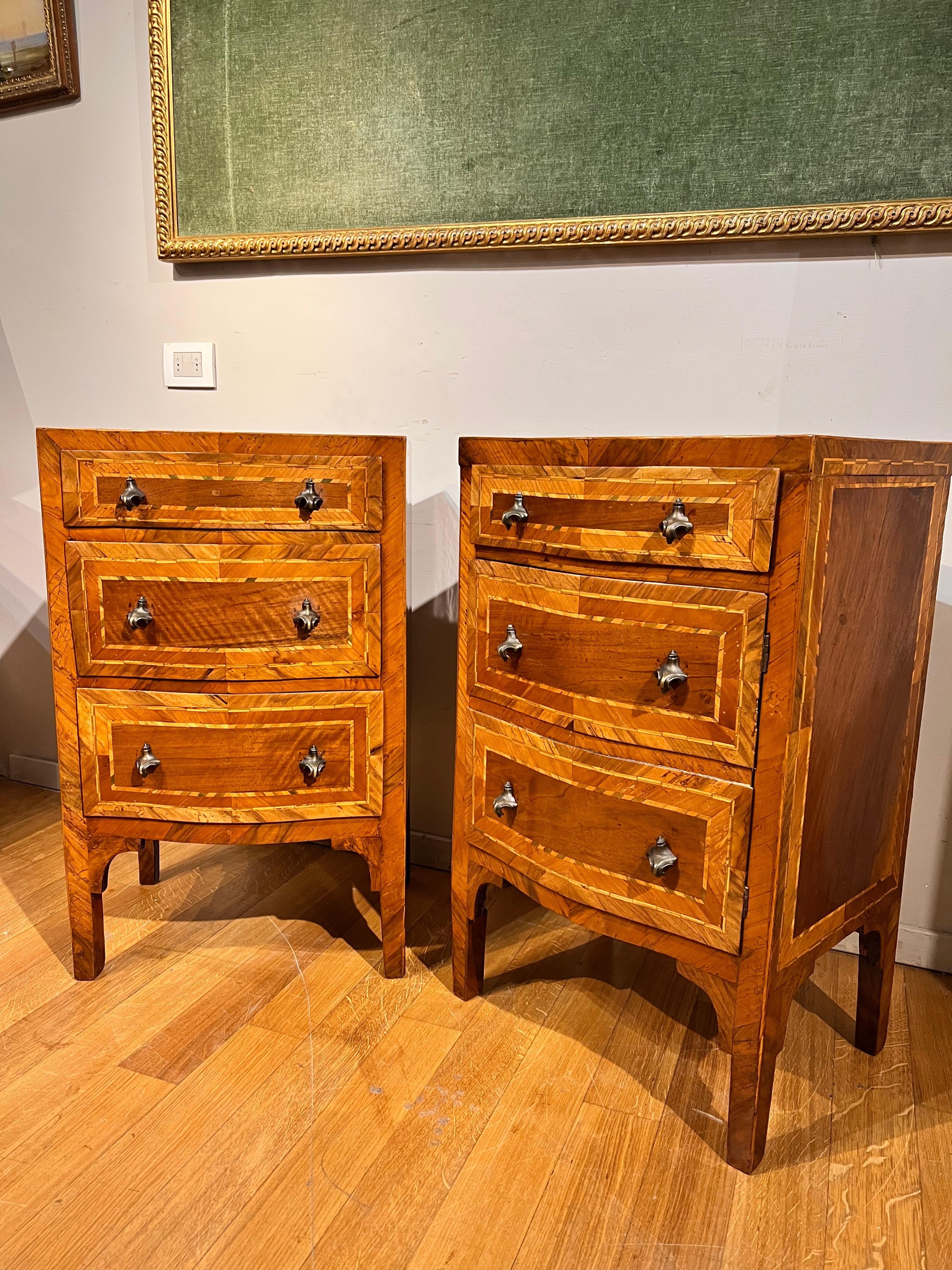 18th Century, Pair of Venetian Badside Cabinet For Sale 14