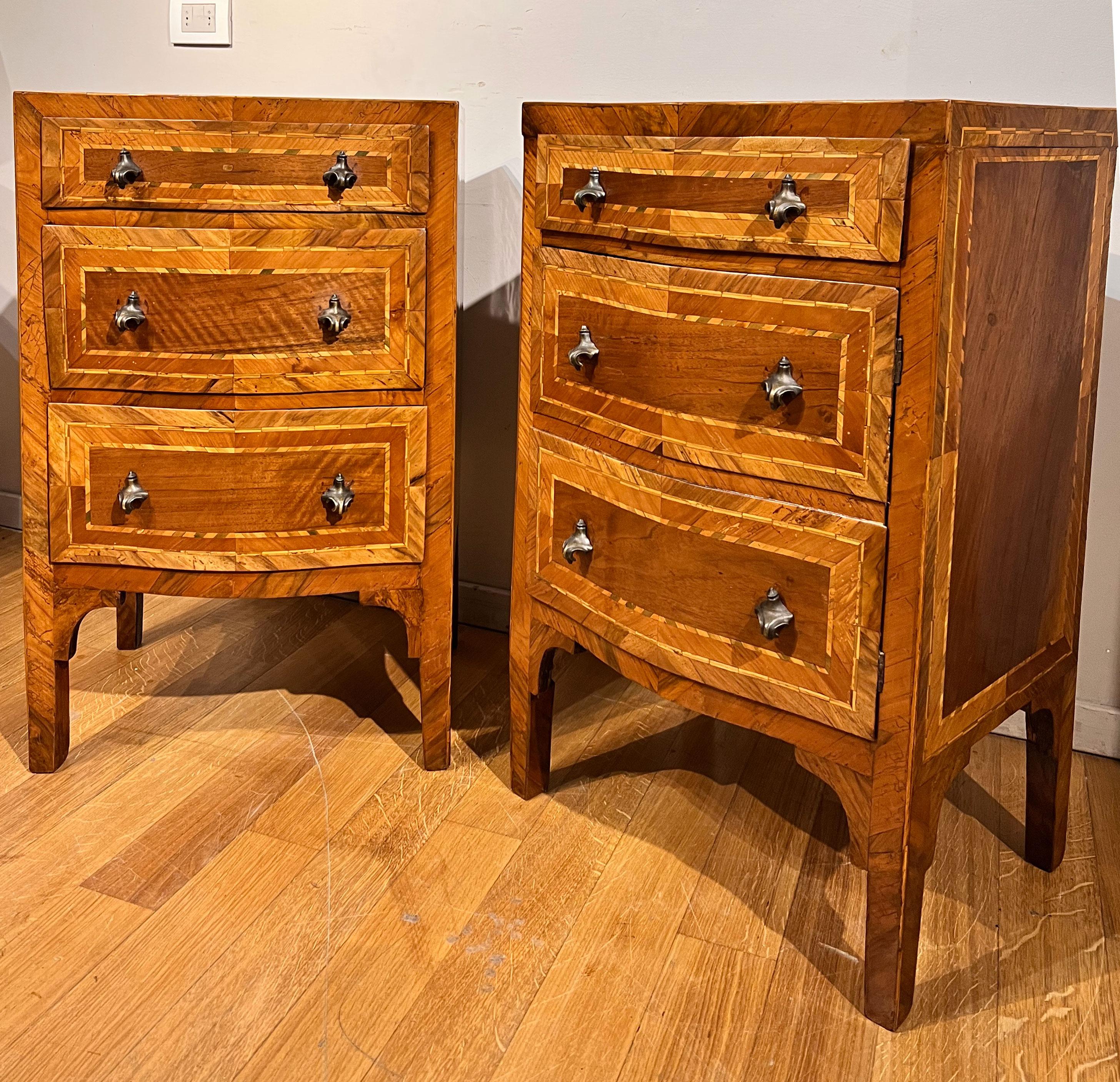 18th Century, Pair of Venetian Badside Cabinet For Sale 1