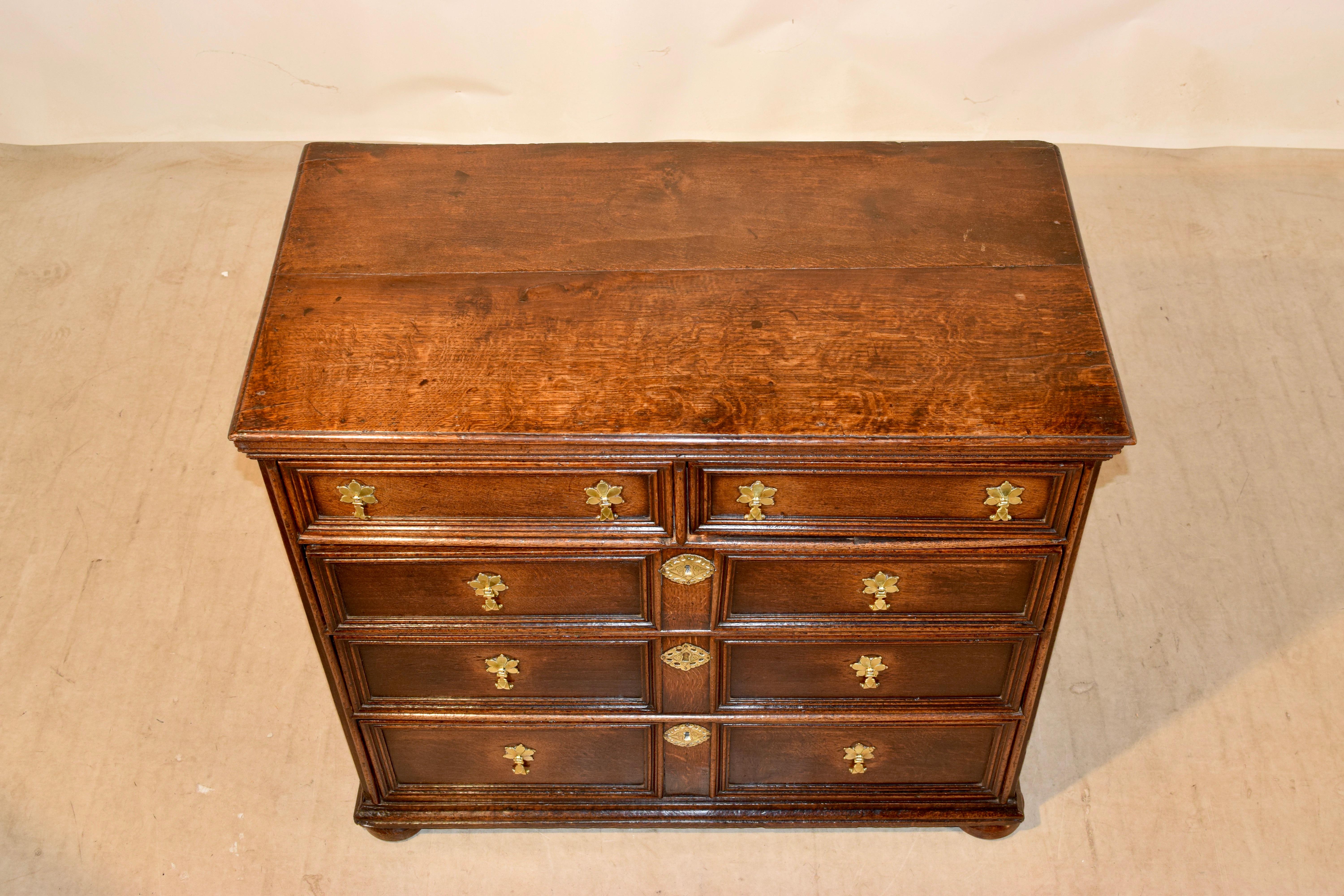 18th Century Paneled Chest of Drawers For Sale 2