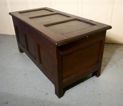 18th Century Panelled Oak Coffer