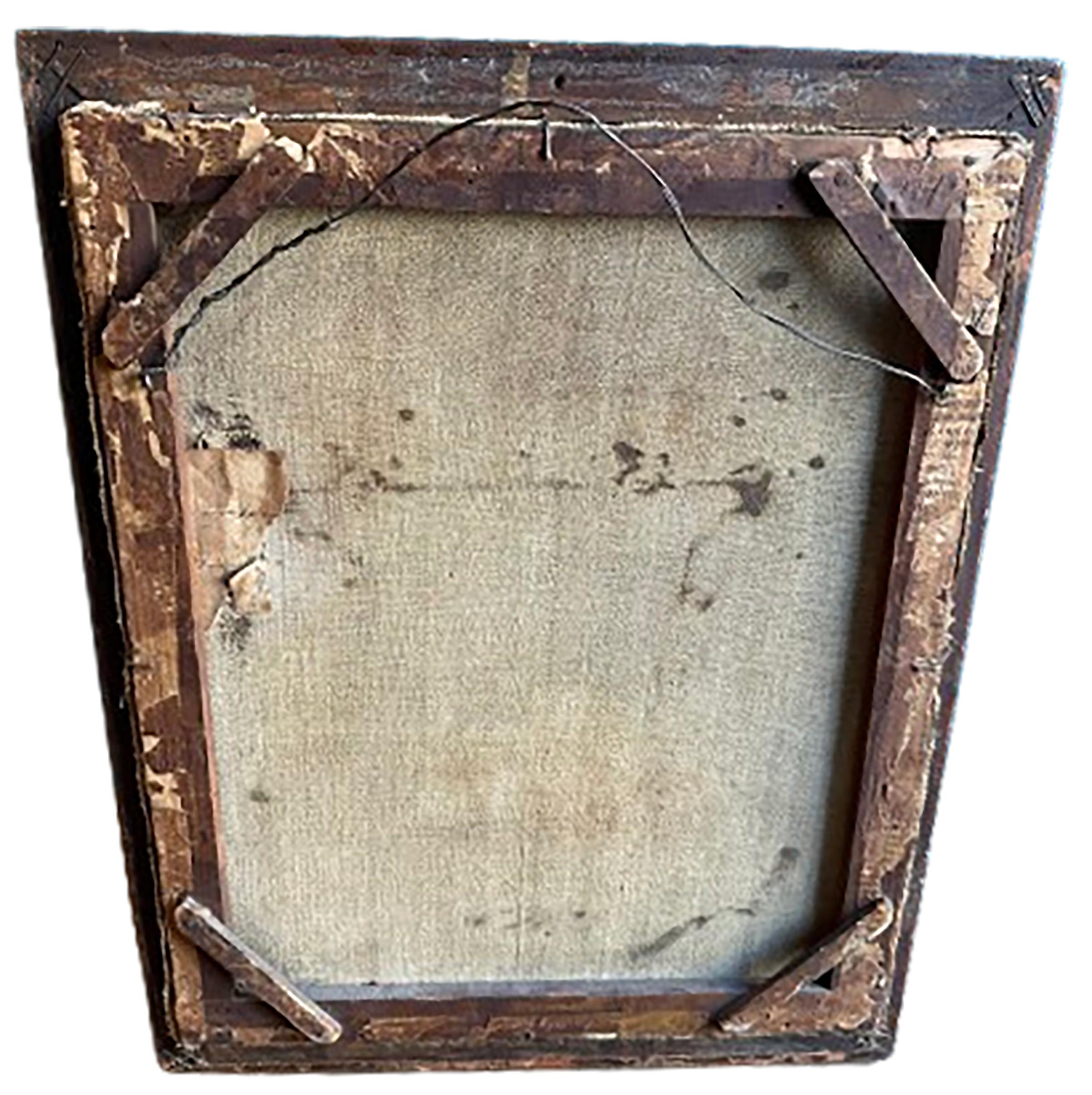 18. Jahrhundert Pastell Zeichnung Giltwood Rahmen im Stil von Jean-Frédéric Schall (Handgefertigt) im Angebot