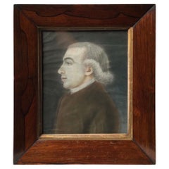 Pastellporträt eines Gentleman aus dem 18. Jahrhundert