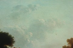 Italianate River Landscape with Pastoral Figures, Circle of Richard Wilson