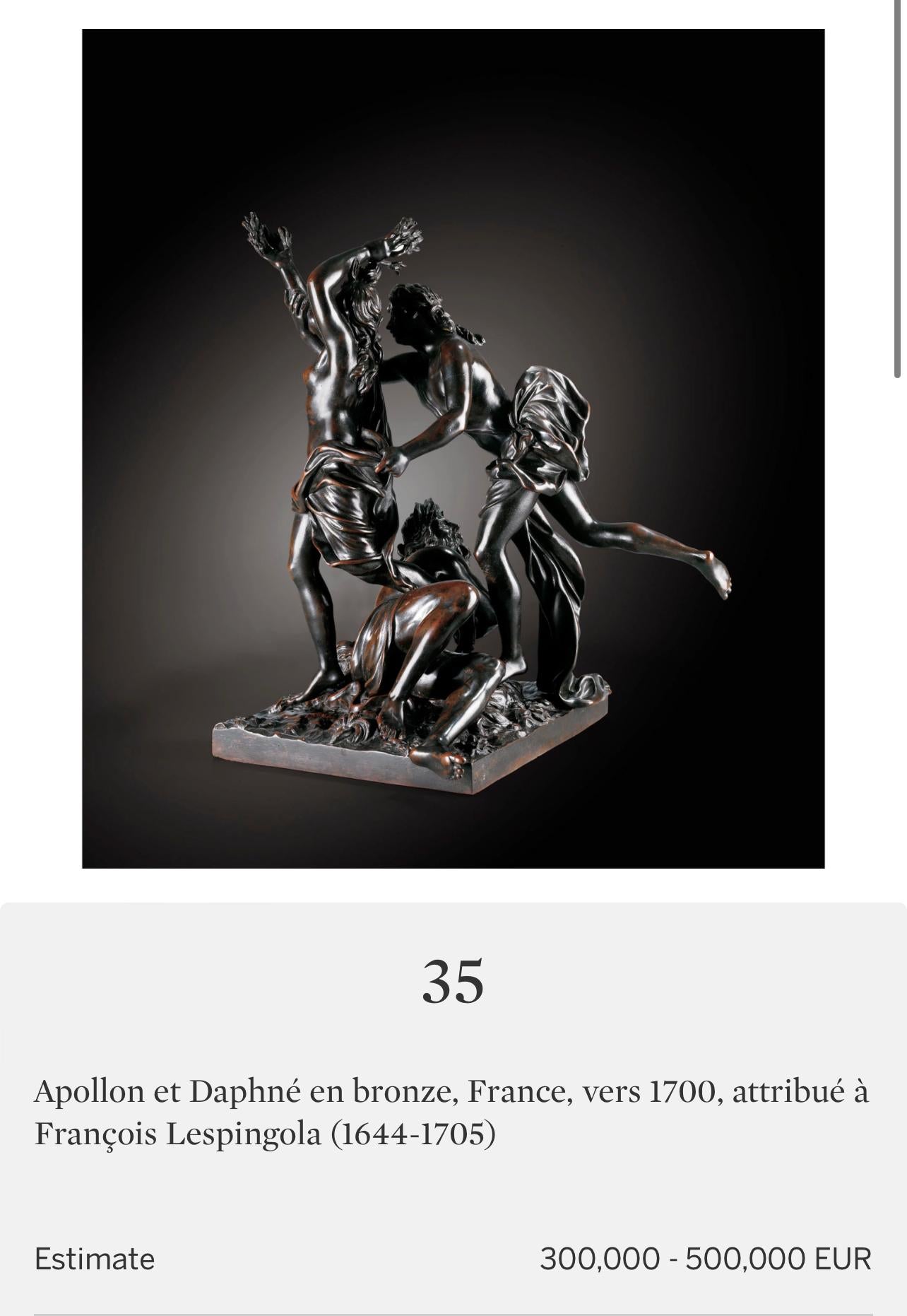 daphne and apollo statue