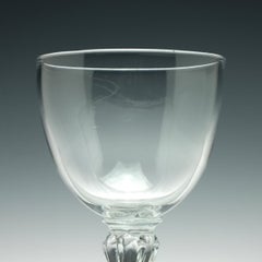 18th Century Pedestal Stem Sweetmeat Champagne Glass, circa 1750