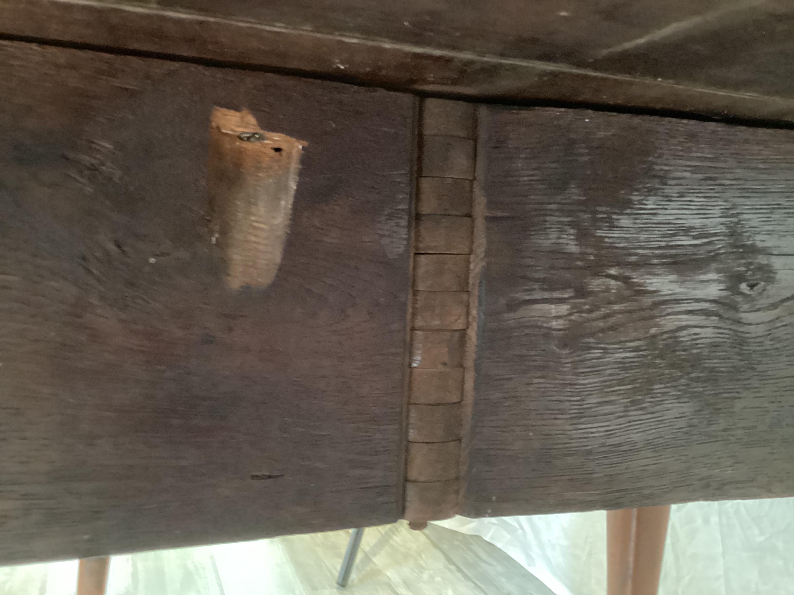 18th Century Period Chippendale Walnut Drop Leaf Table For Sale 7