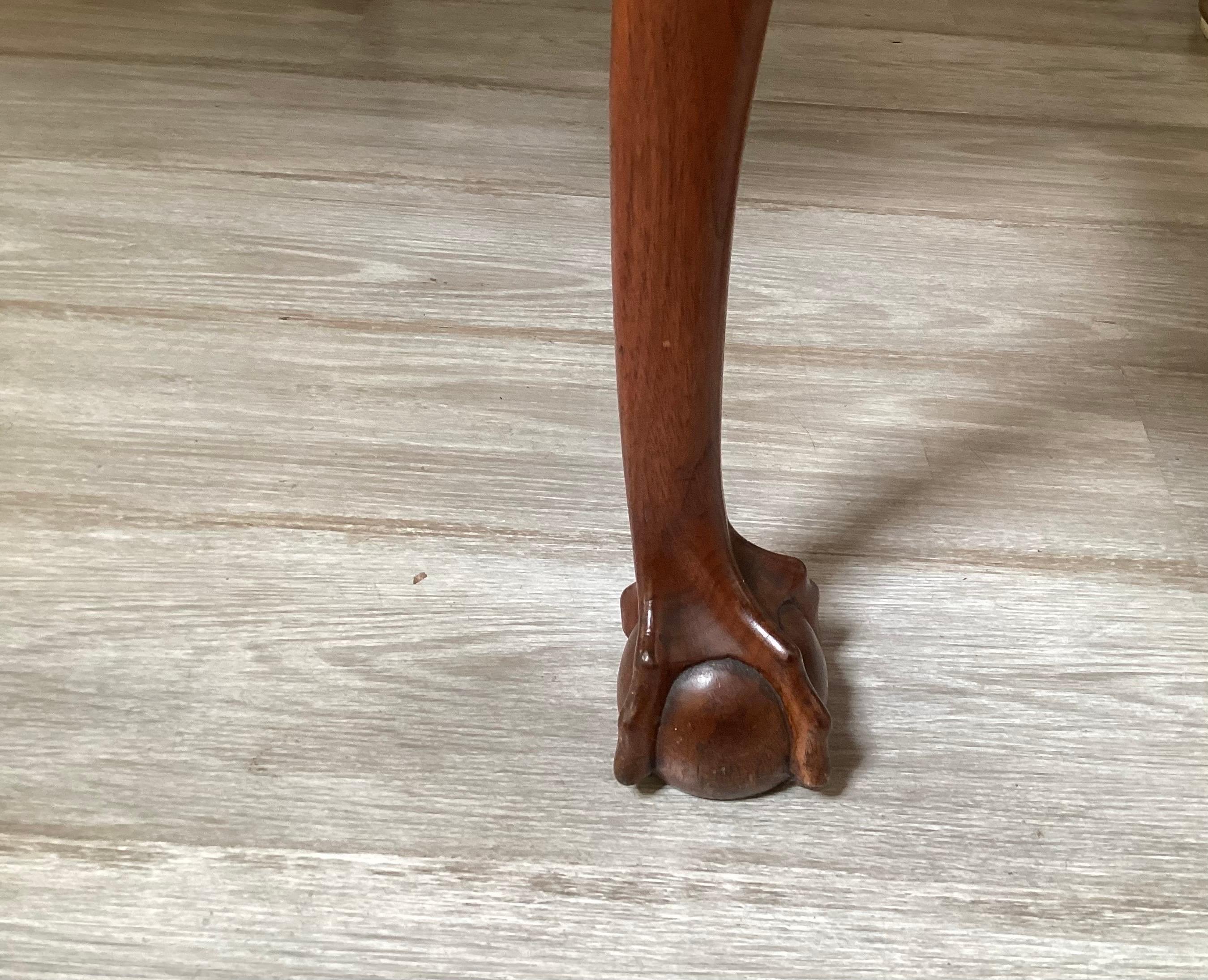 18th Century Period Chippendale Walnut Drop Leaf Table For Sale 2