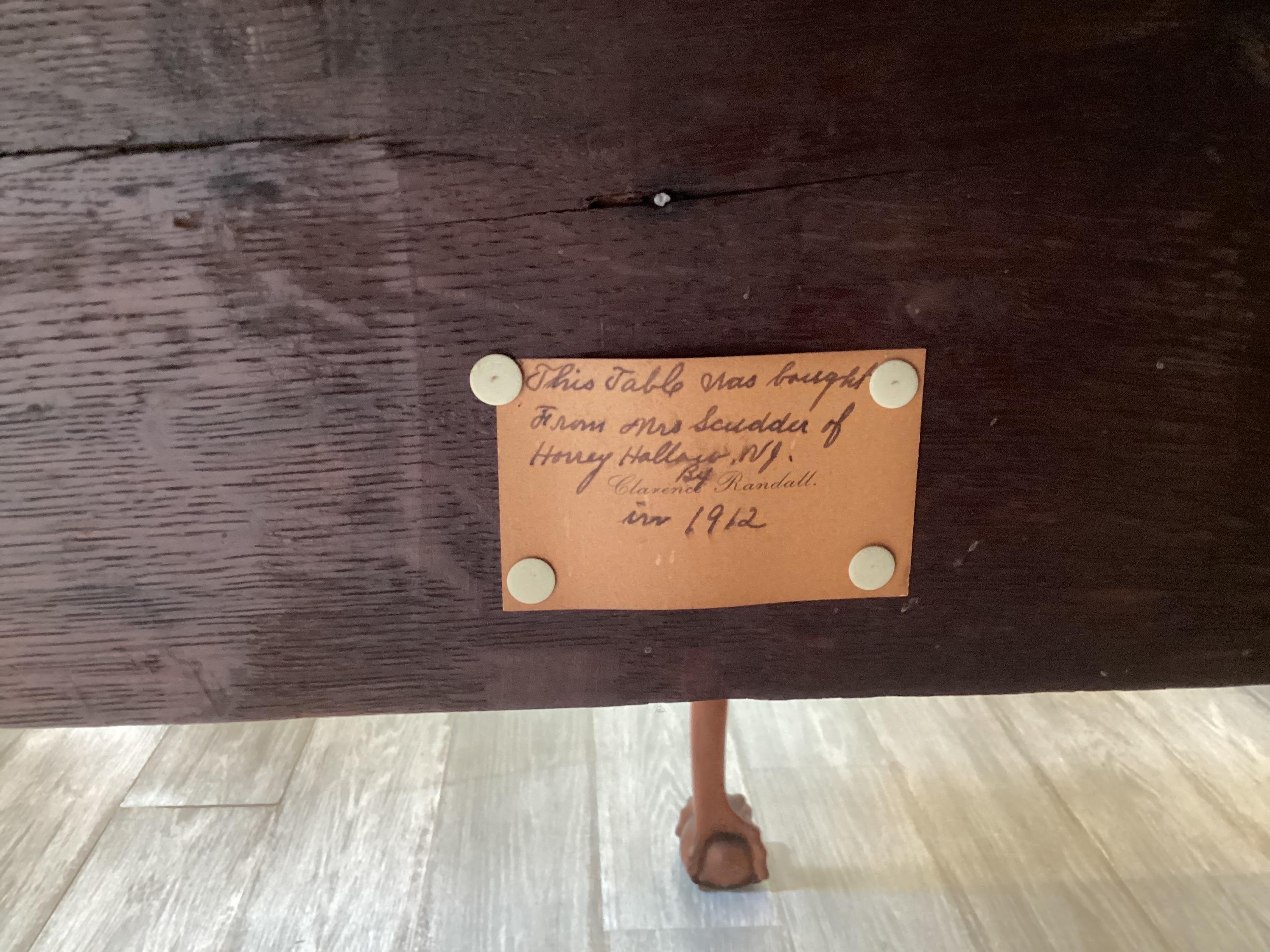 18th Century Period Chippendale Walnut Drop Leaf Table For Sale 4