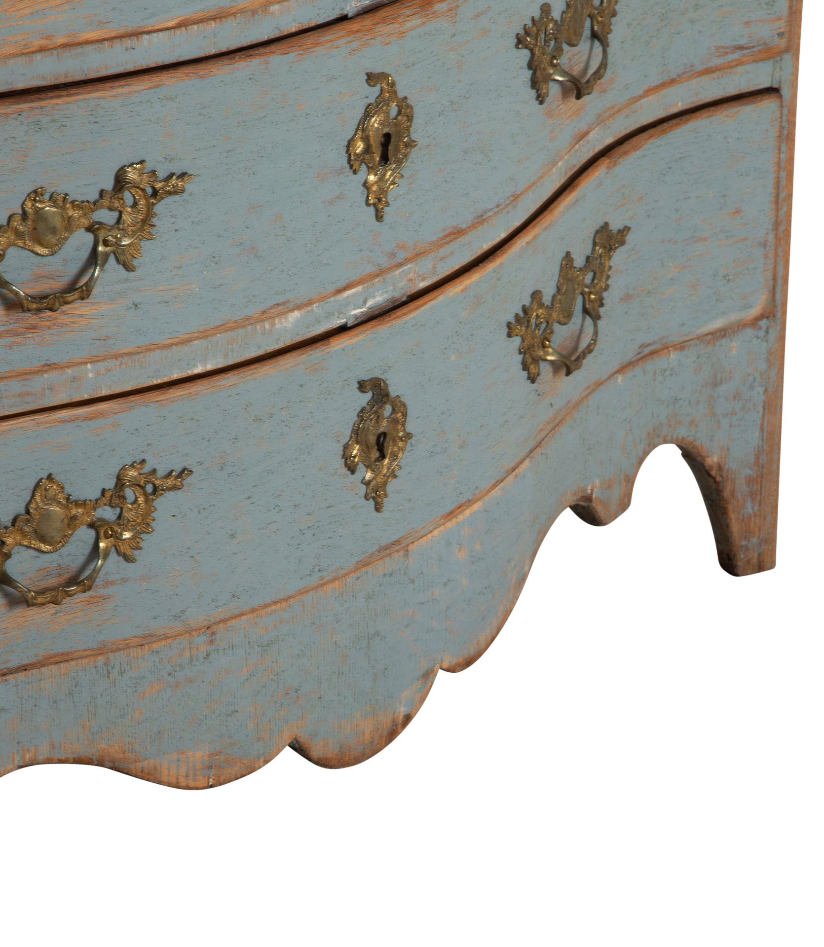 18th Century Period Rococo Swedish Commode For Sale 3