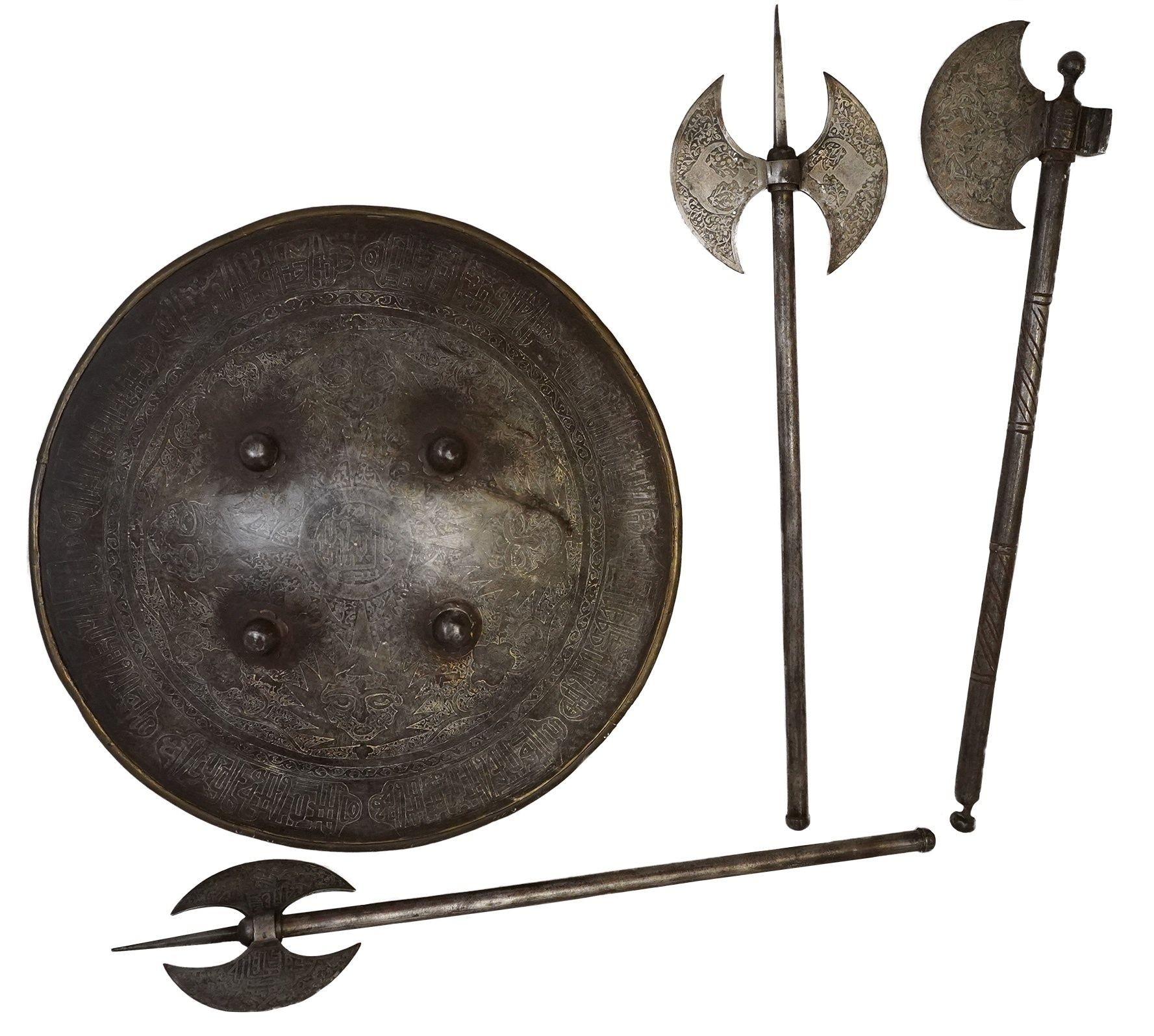 18th Century and Earlier 18th Century Persian Axes
