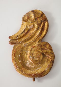 18th Century Peruvian Gold Leaf Architectural Remnant