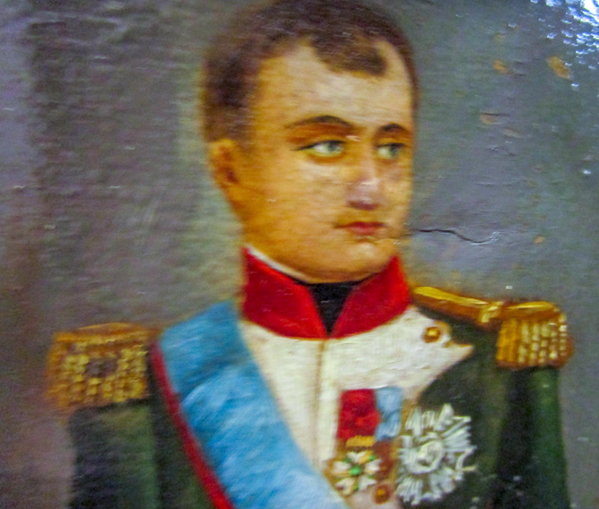 18th century Petite Oil Painting of Napoleon Bonaparte in Full Dress Uniform 2
