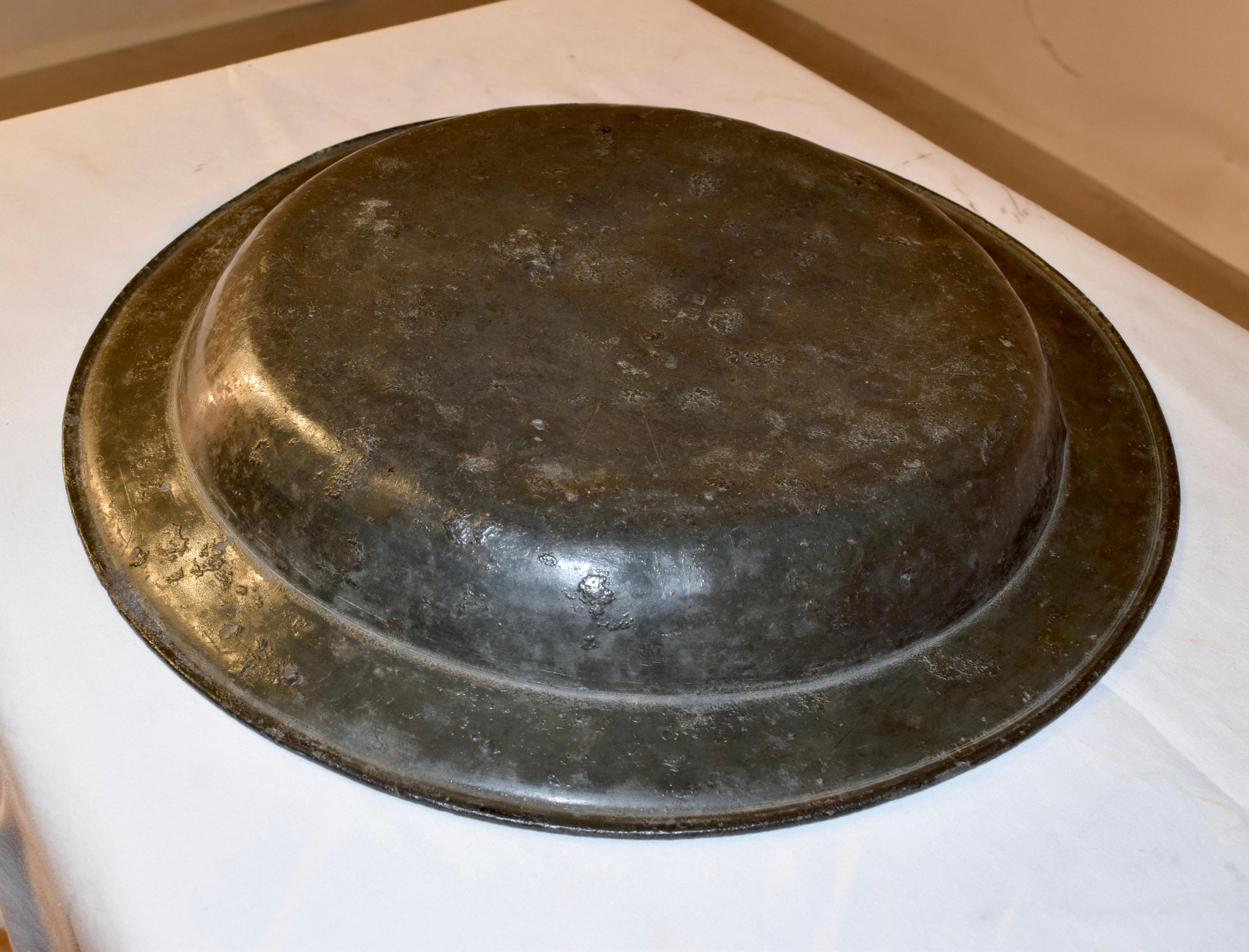 18th Century Pewter Bowl In Good Condition In High Point, NC