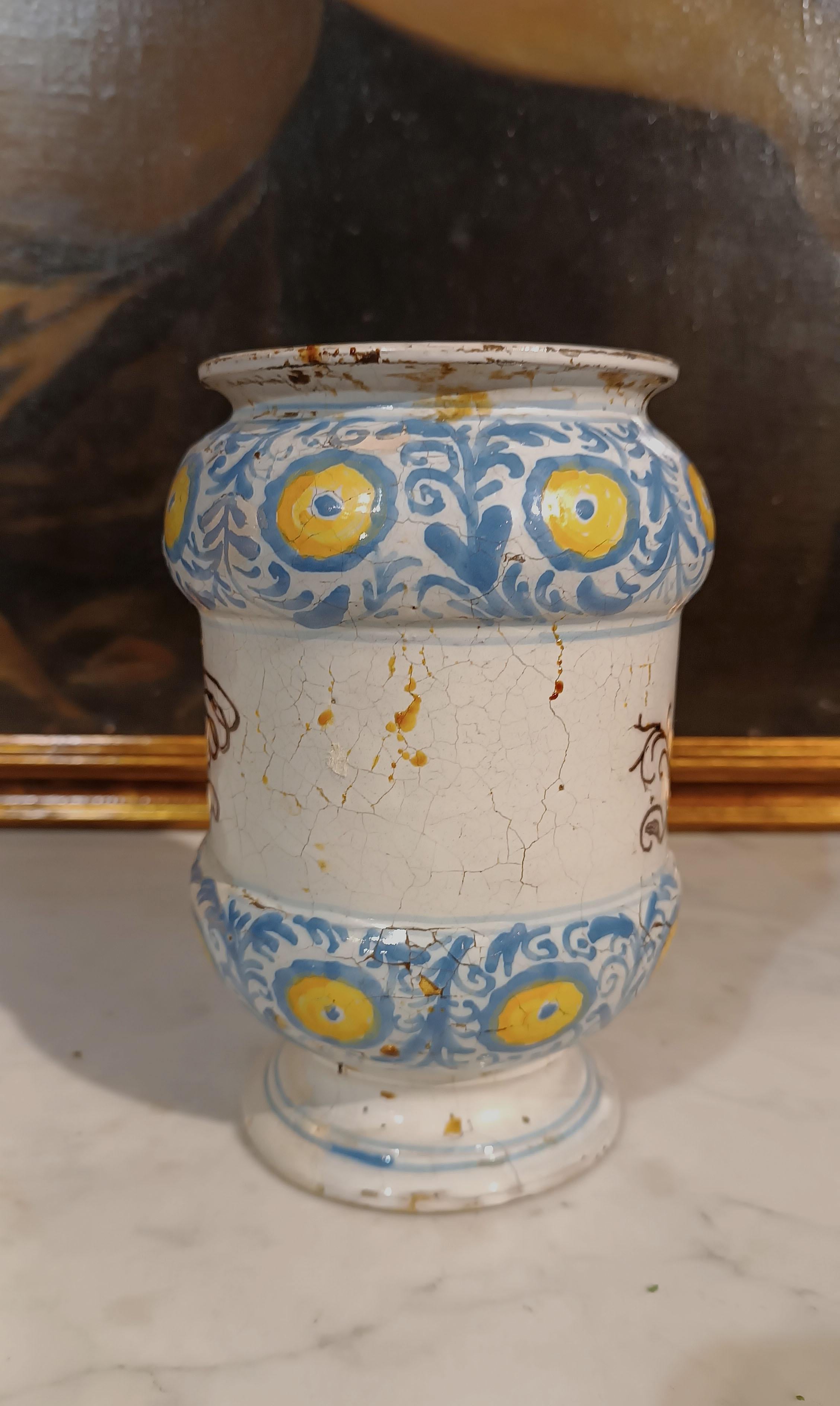 18th Century and Earlier 18th CENTURY PHARMACY ALBARELLO FAENZA For Sale