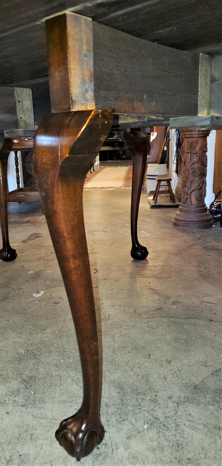 18th Century Philadelphia Mahogany Hunt Table In Good Condition For Sale In Dallas, TX