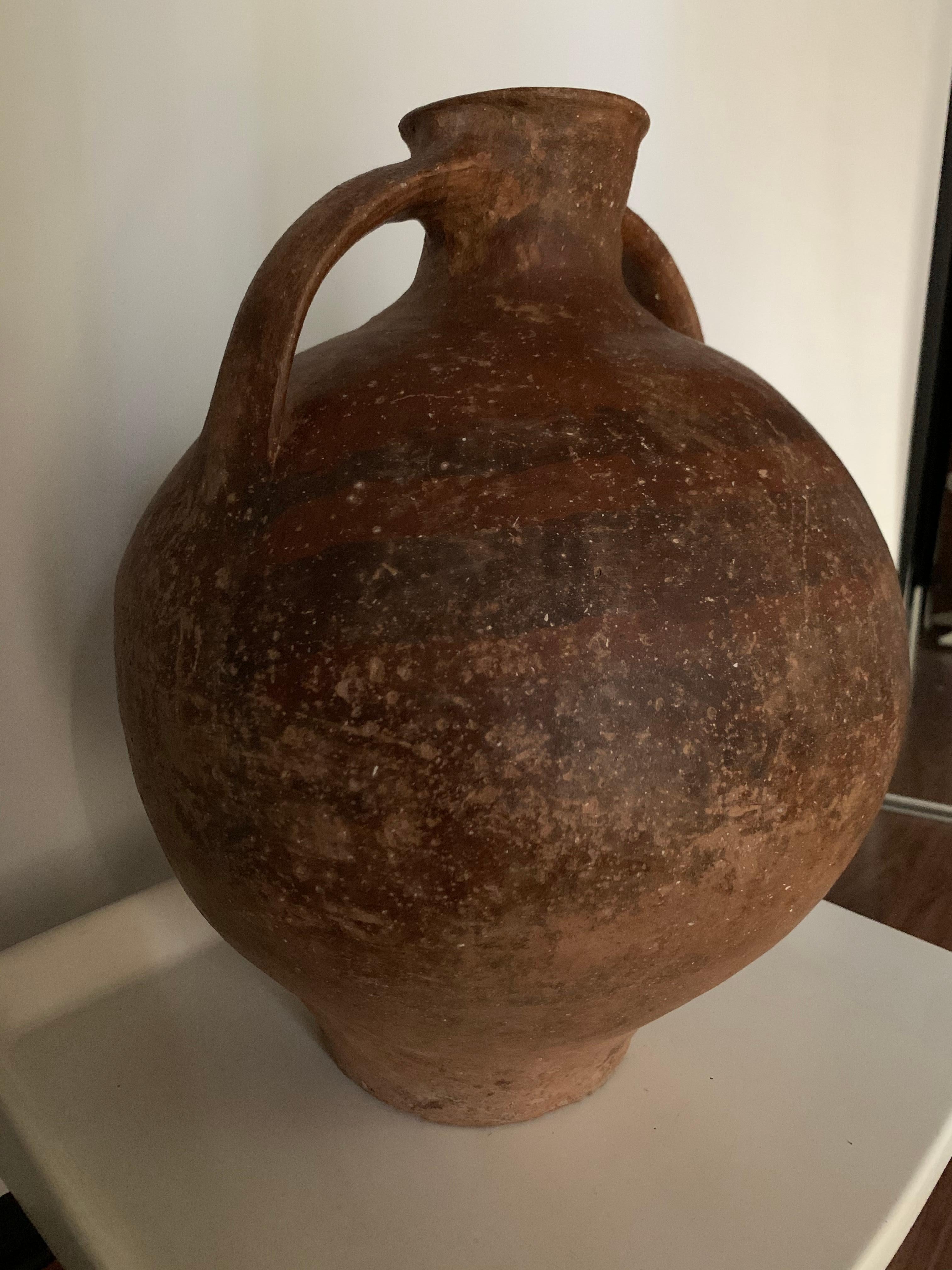 Picher „Cantaro“ aus Calanda, Spanien, Terrakotta-Vase aus dem 18. Jahrhundert im Angebot 8
