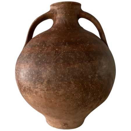 18th Century Picher "Cantaro" from Calanda, Spain, Terracotta Vase