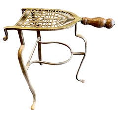 18th Century Pierced Brass Trivet