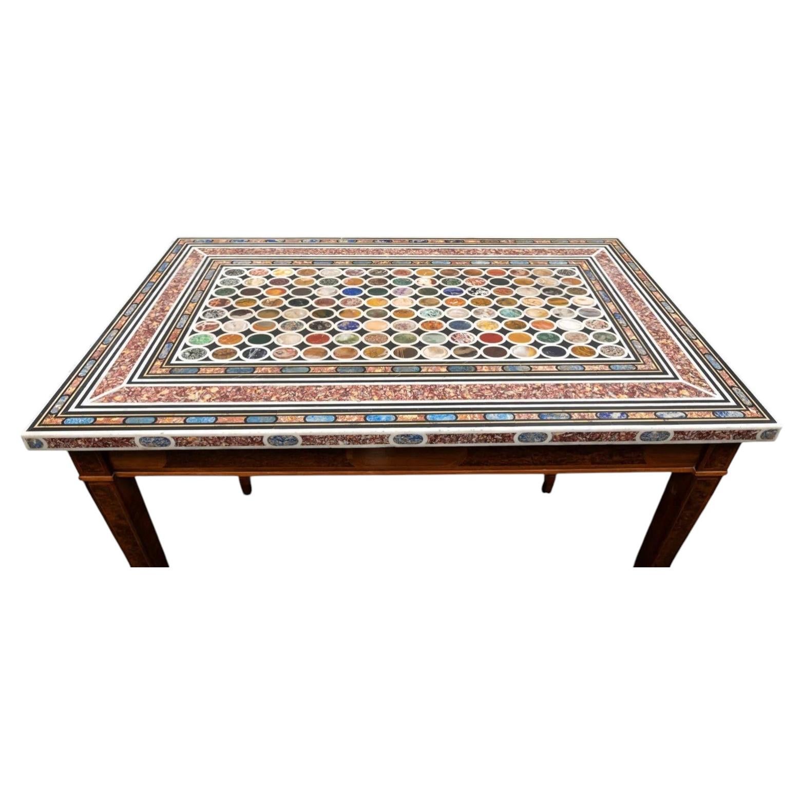 18th century pietre dura table attributed to Giacomo Raffaelli circa 1790