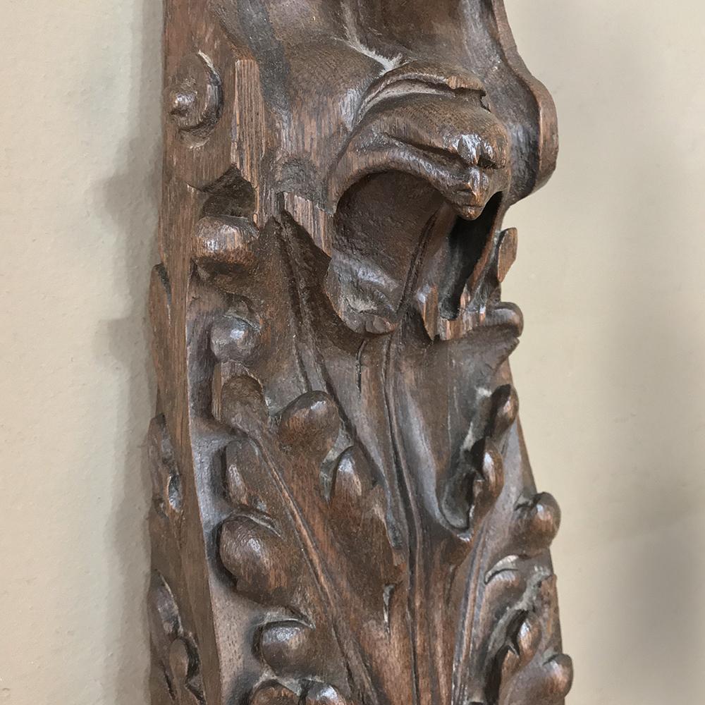 18th Century Pilaster Carving In Good Condition For Sale In Dallas, TX