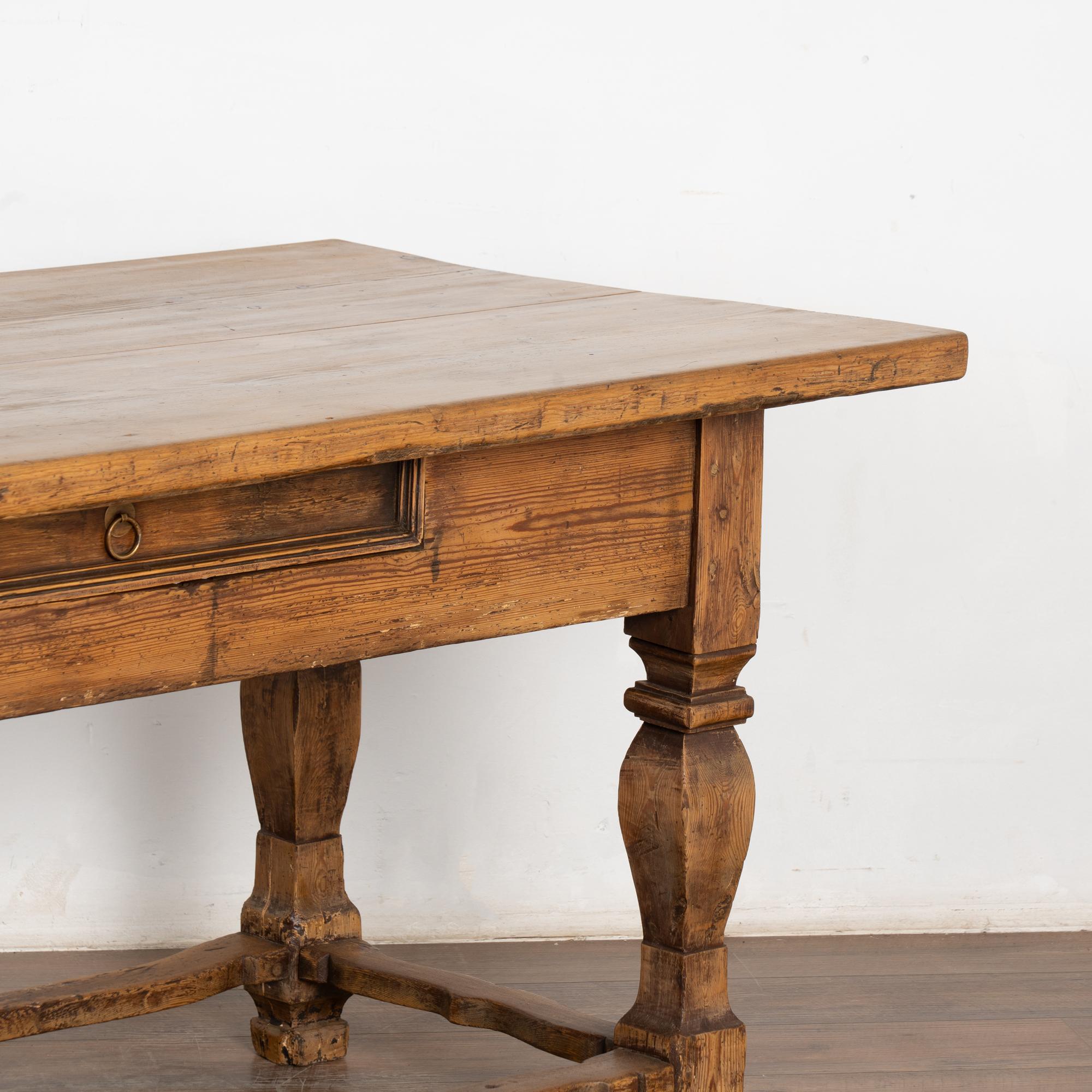 18th Century Pine Library Table Console from Sweden For Sale 5