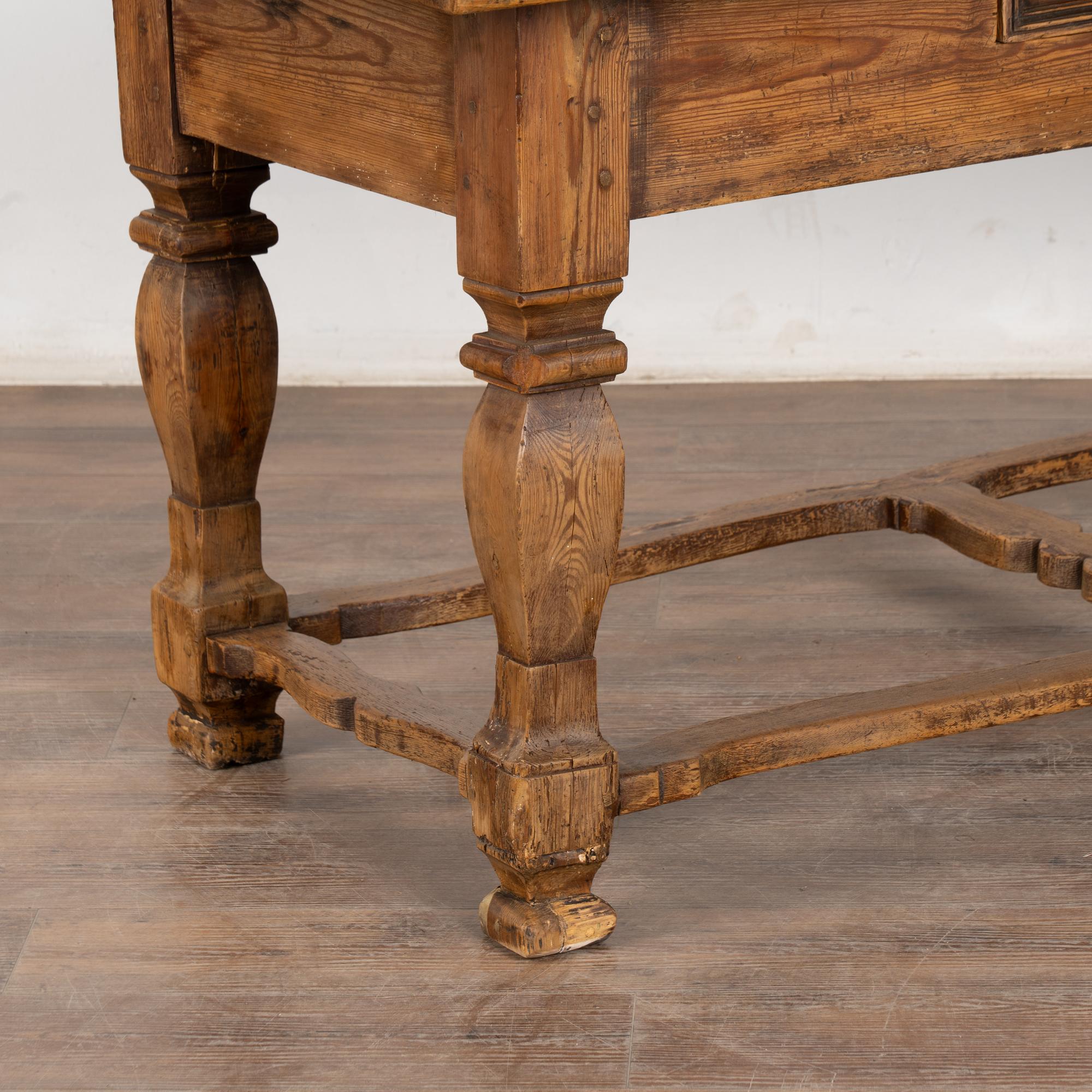 18th Century Pine Library Table Console from Sweden For Sale 6