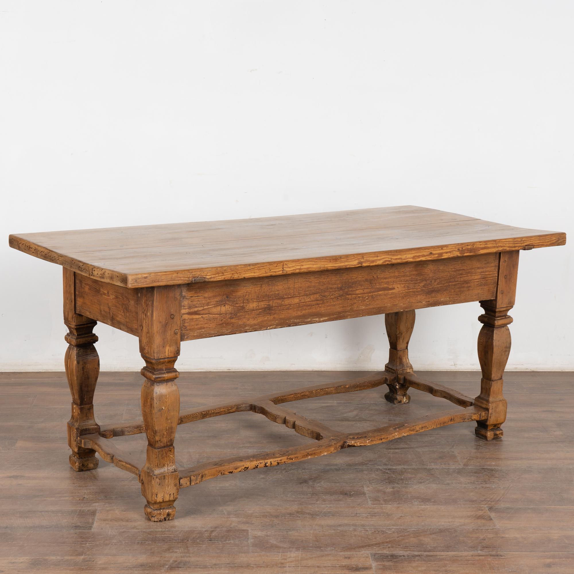 18th Century Pine Library Table Console from Sweden For Sale 8