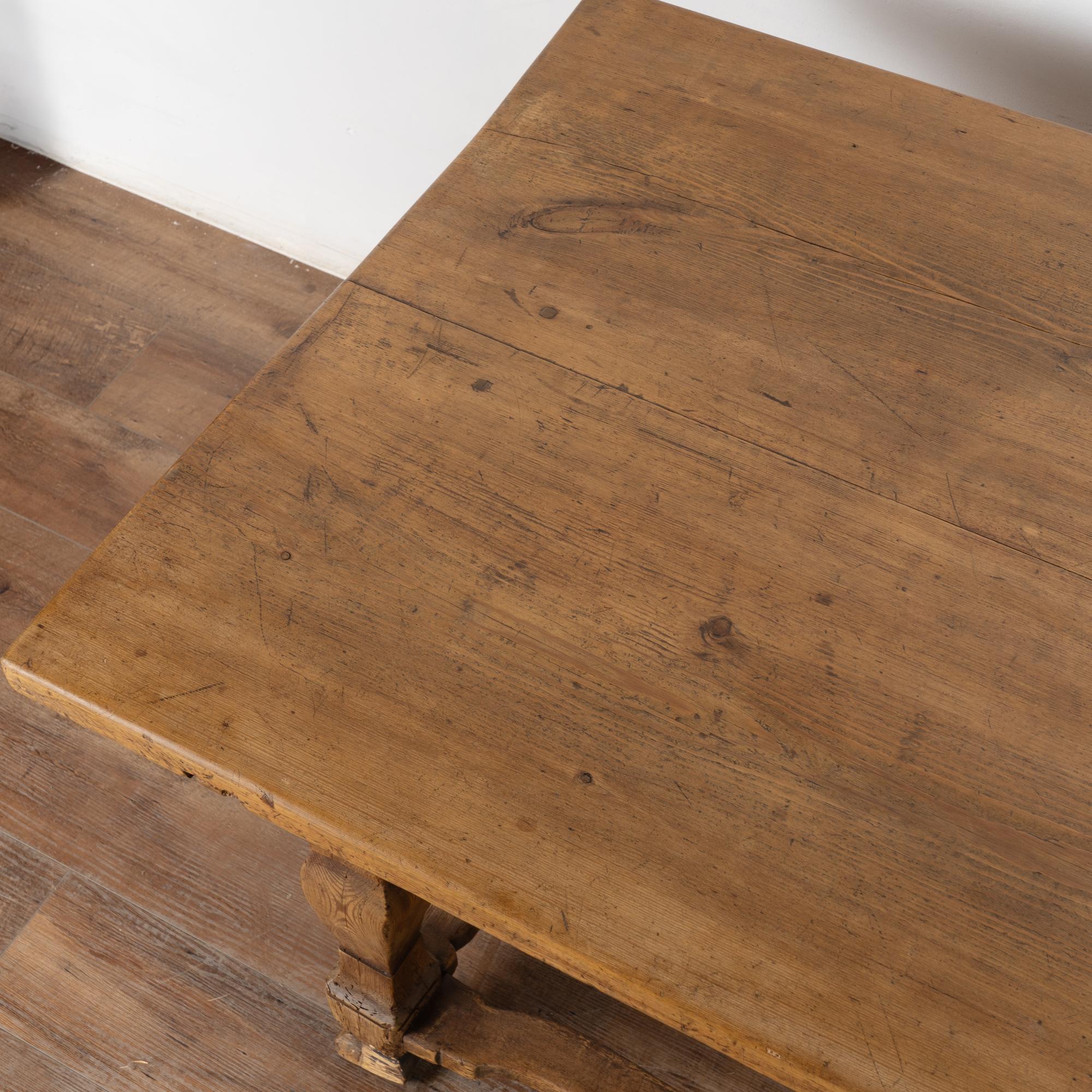 18th Century Pine Library Table Console from Sweden For Sale 1