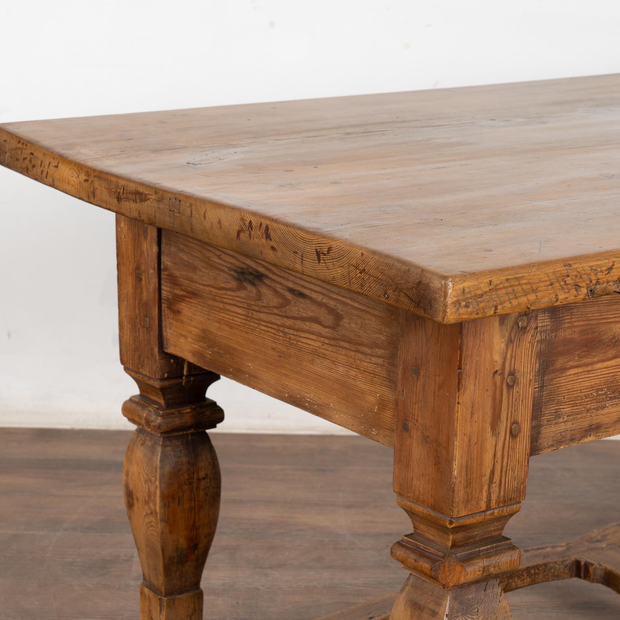 18th Century Pine Library Table Console from Sweden For Sale 3
