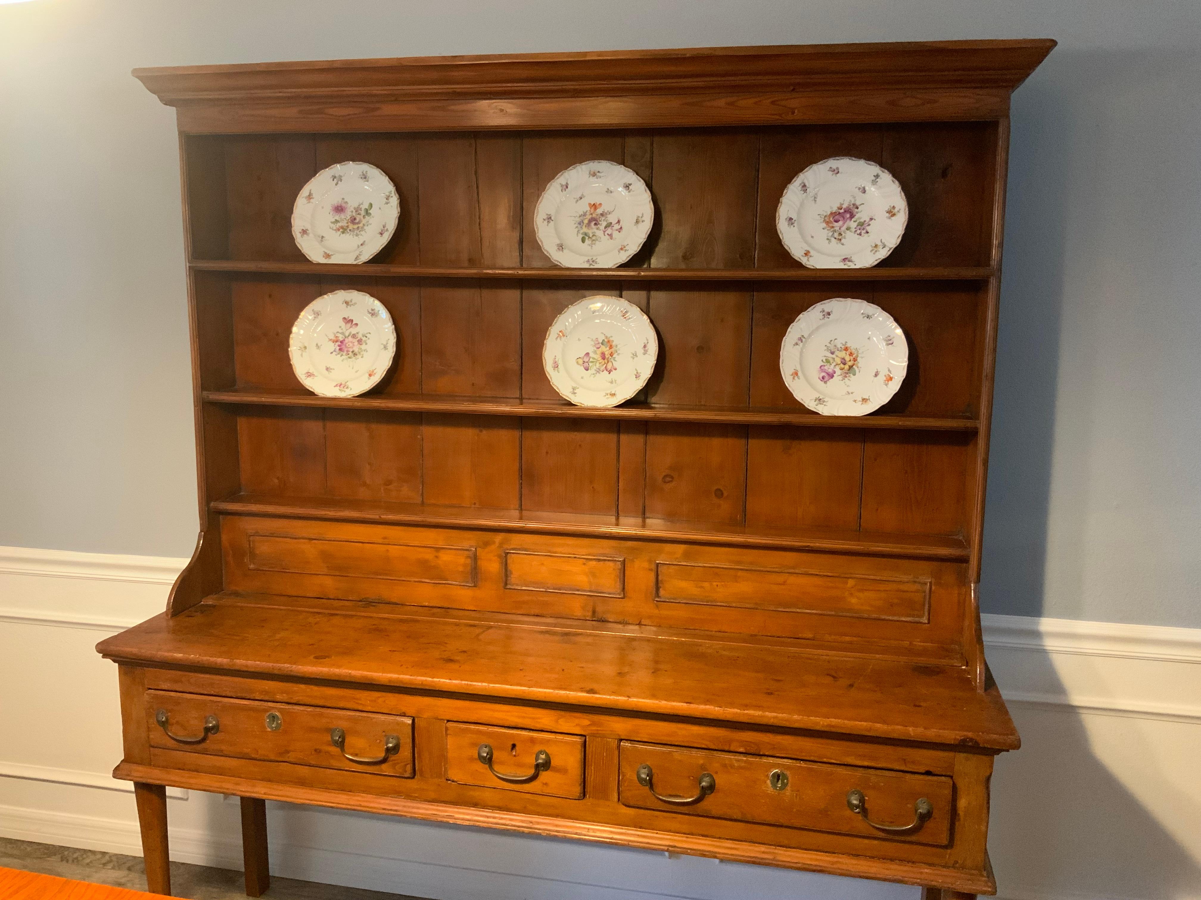 18th Century Pine Welsh Dresser 9