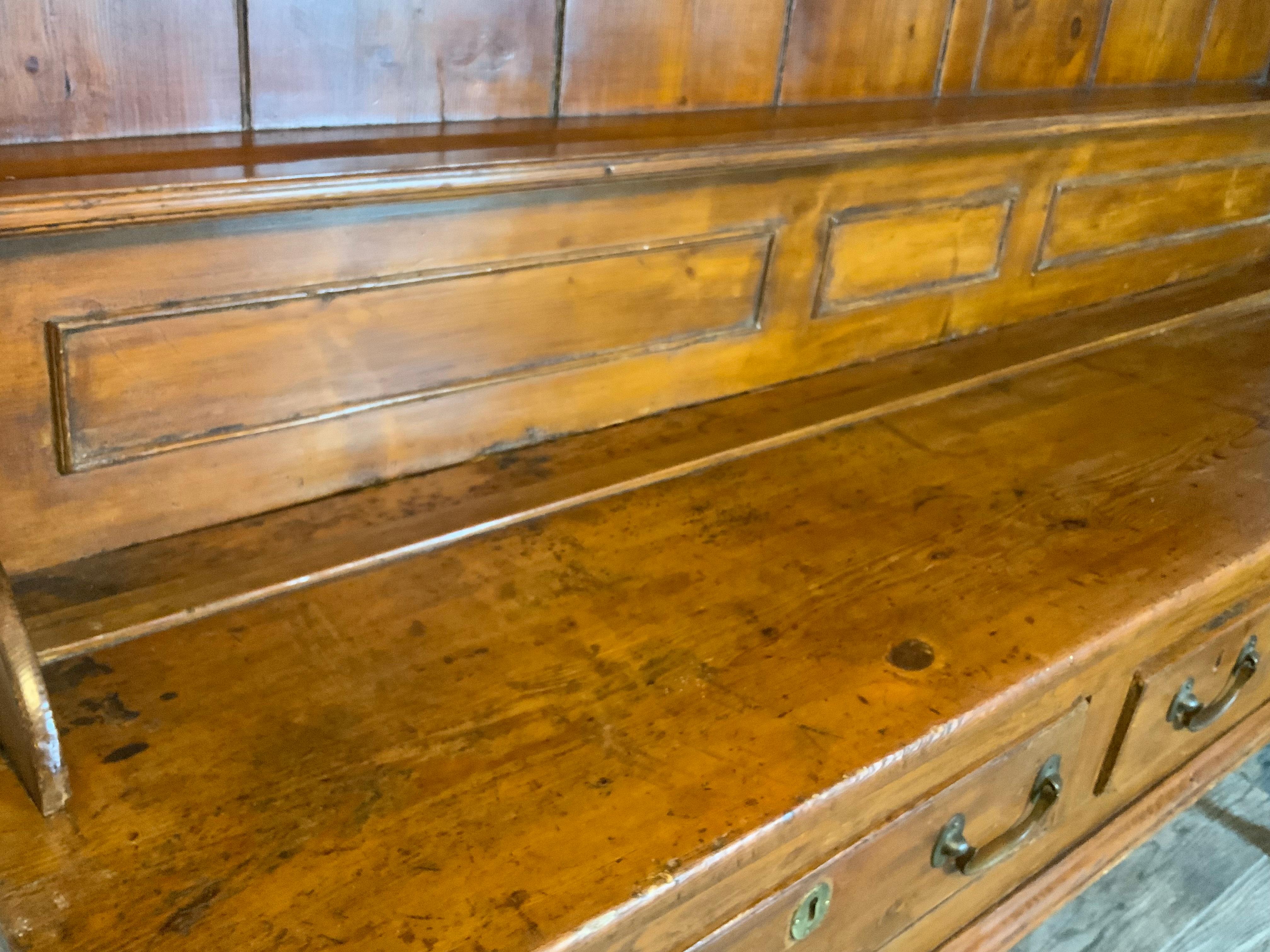 George II 18th Century Pine Welsh Dresser
