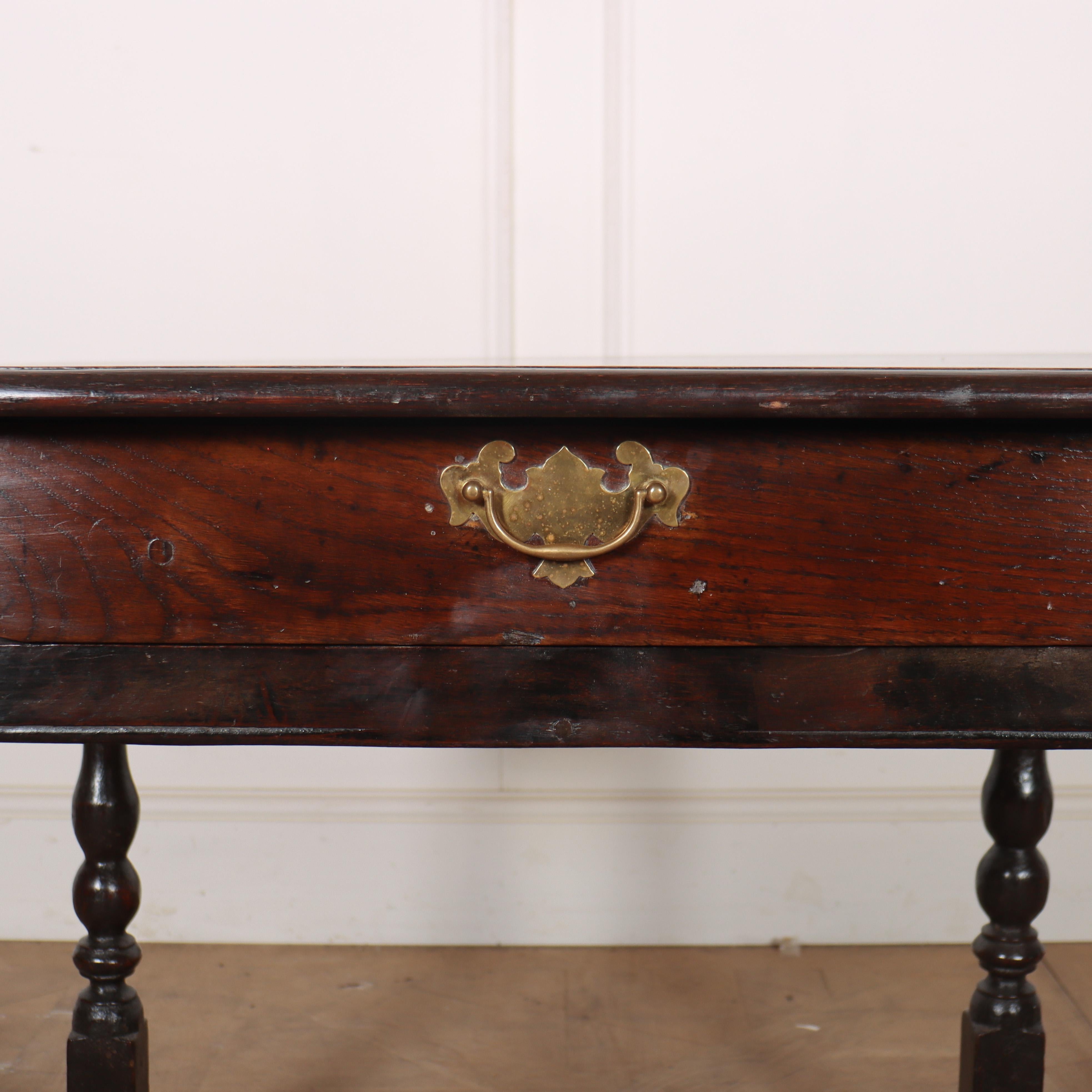 Mesa de lámpara de roble pulido del siglo XVIII en Bueno estado para la venta en Leamington Spa, Warwickshire