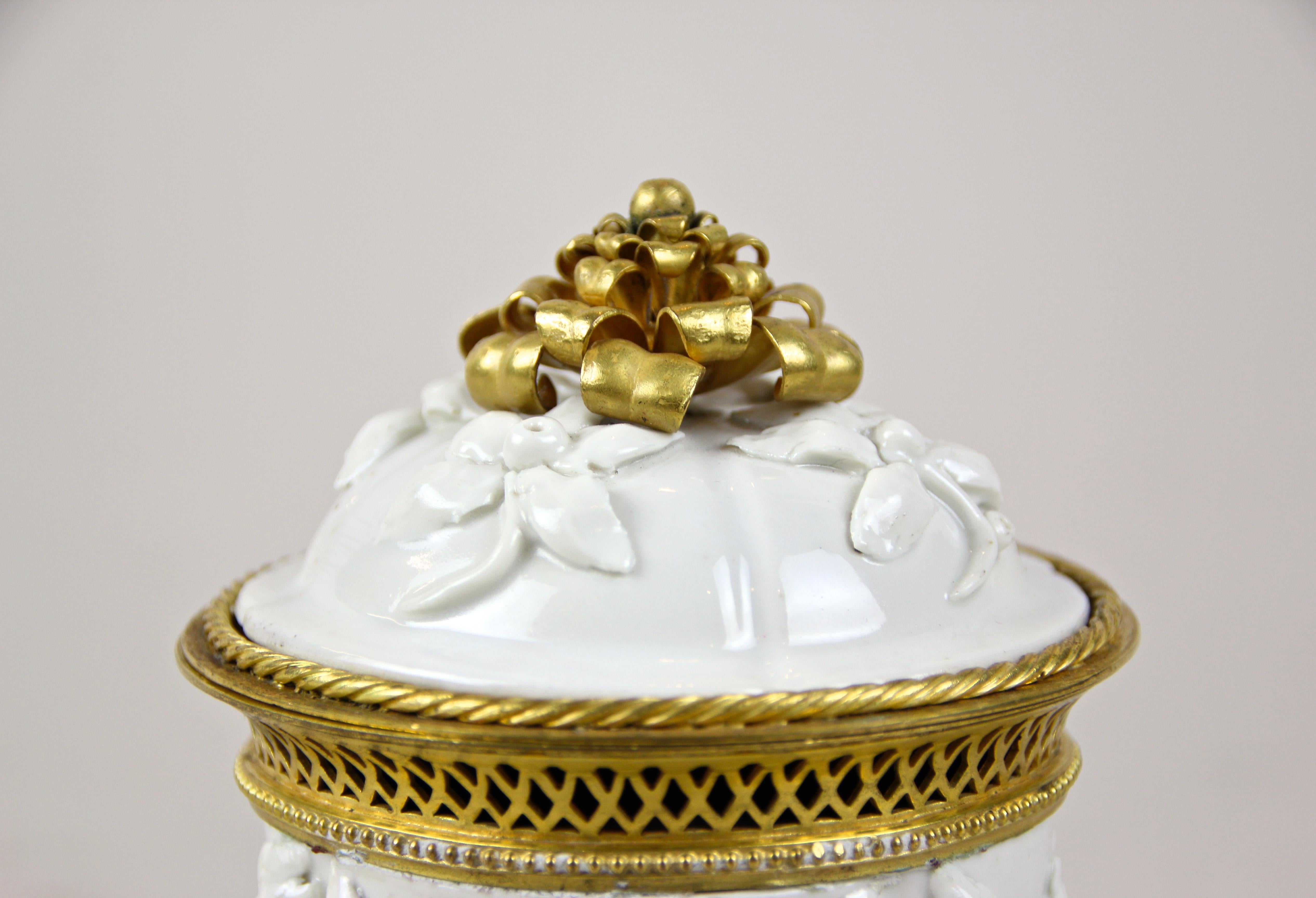 porcelain jar with lid