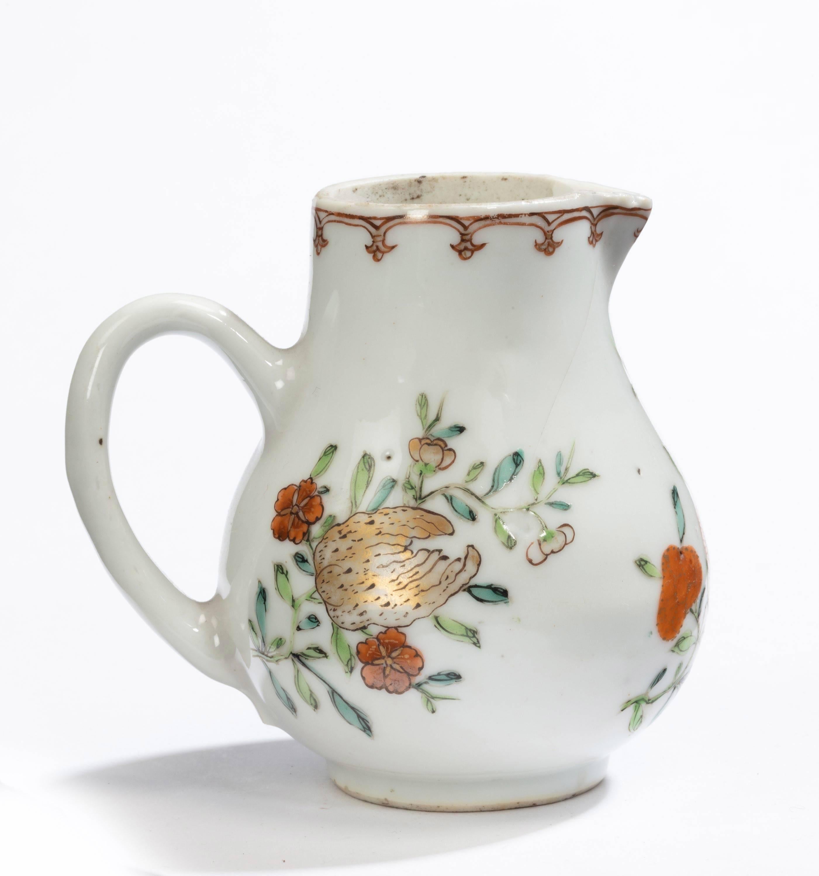 Late 18th Century 18th Century Porcelain Sparrow Beak Jug For Sale