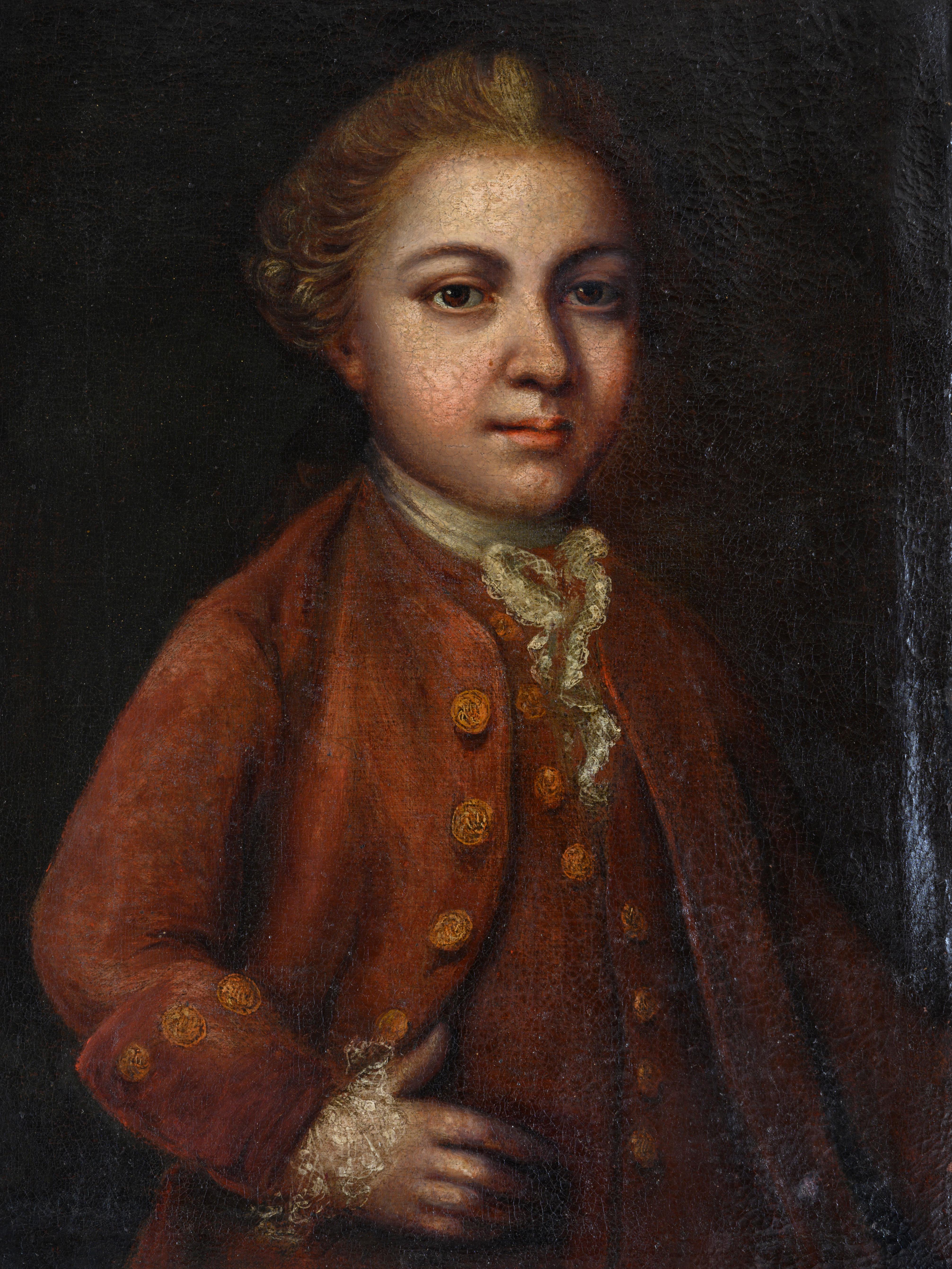 Swedish 18th Century Portrait For Sale