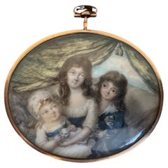 18th Century Portrait Miniature Attributed to Charles Hayter (1761 -1835)