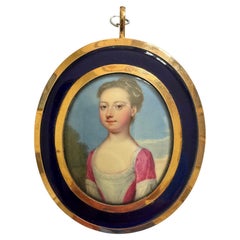 18th Century Portrait Miniature Attributed to Christian Friedrich Zincke