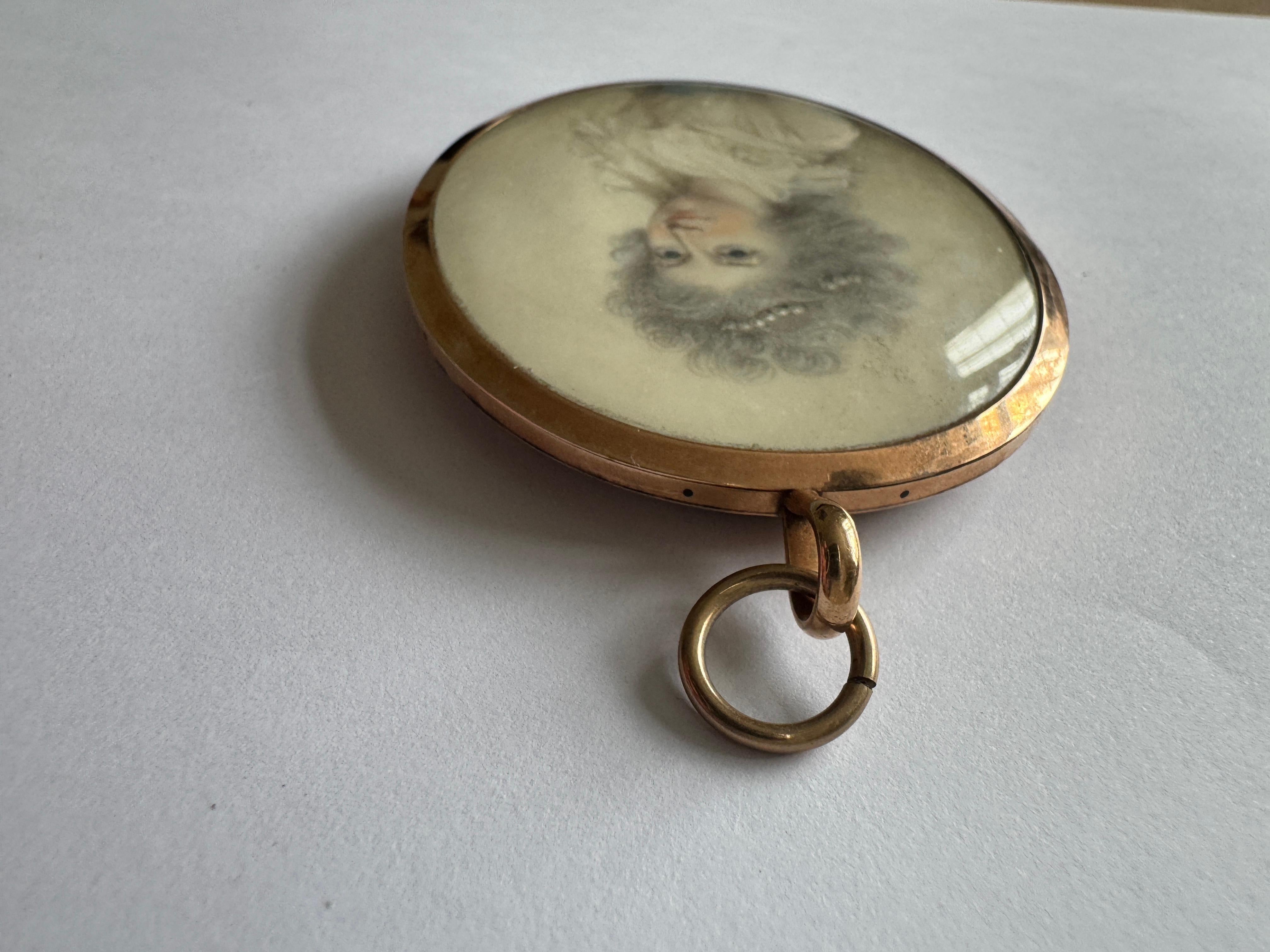 18th Century Portrait Miniature Attributed to George Engleheart (1750 -1829) For Sale 1