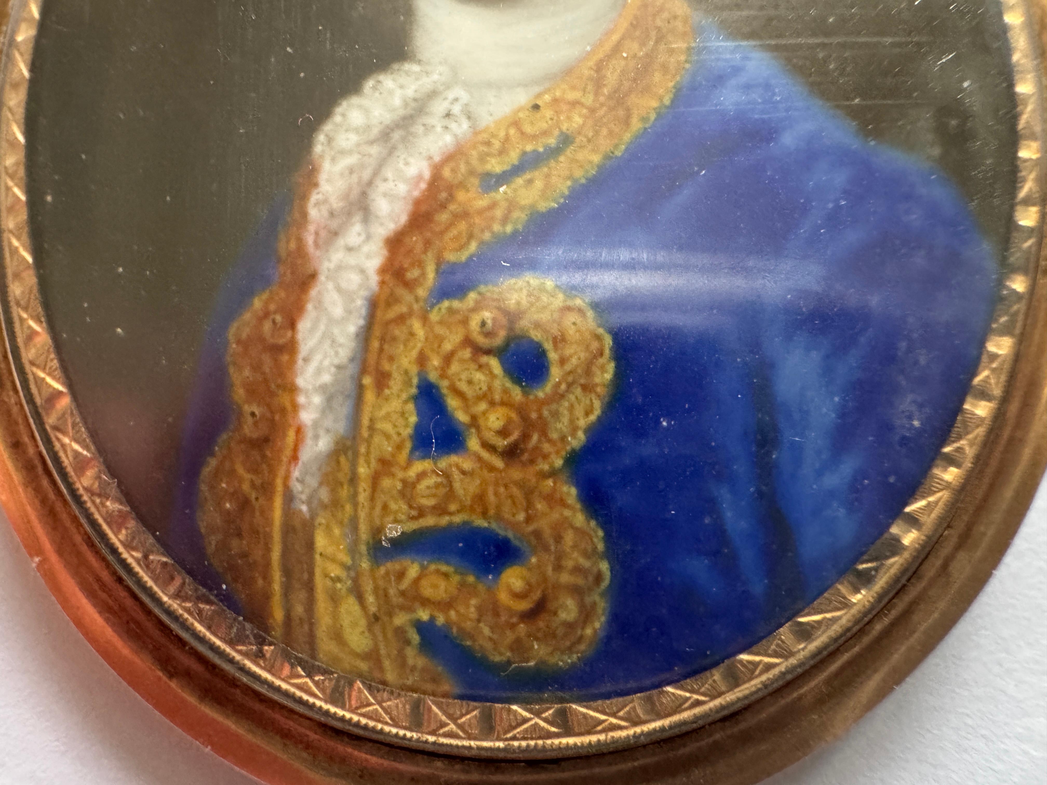 European 18th Century Portrait Miniature Attributed to Jean Etienne Liotard (1702 -1789) For Sale
