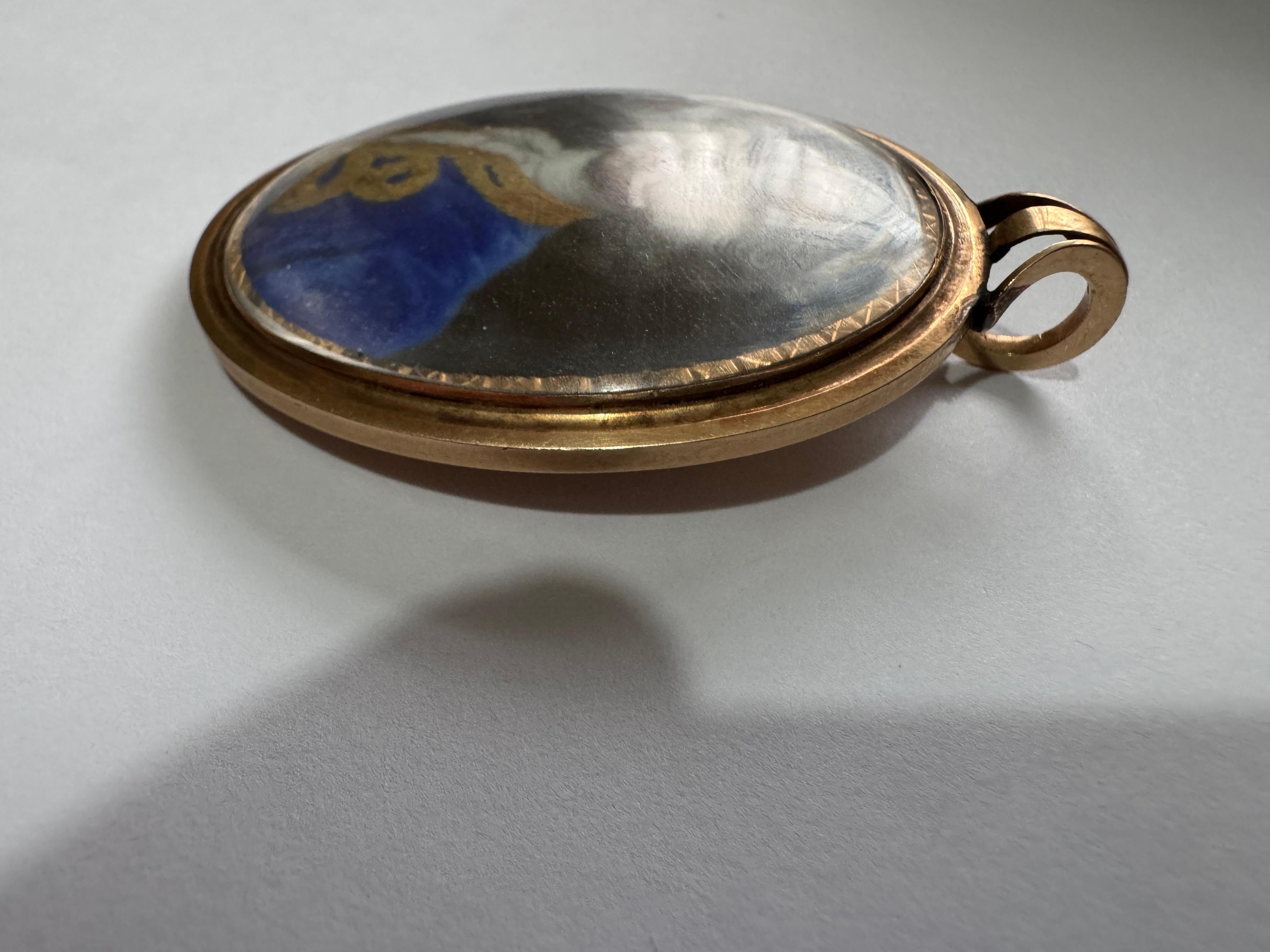 Mid-18th Century 18th Century Portrait Miniature Attributed to Jean Etienne Liotard (1702 -1789) For Sale