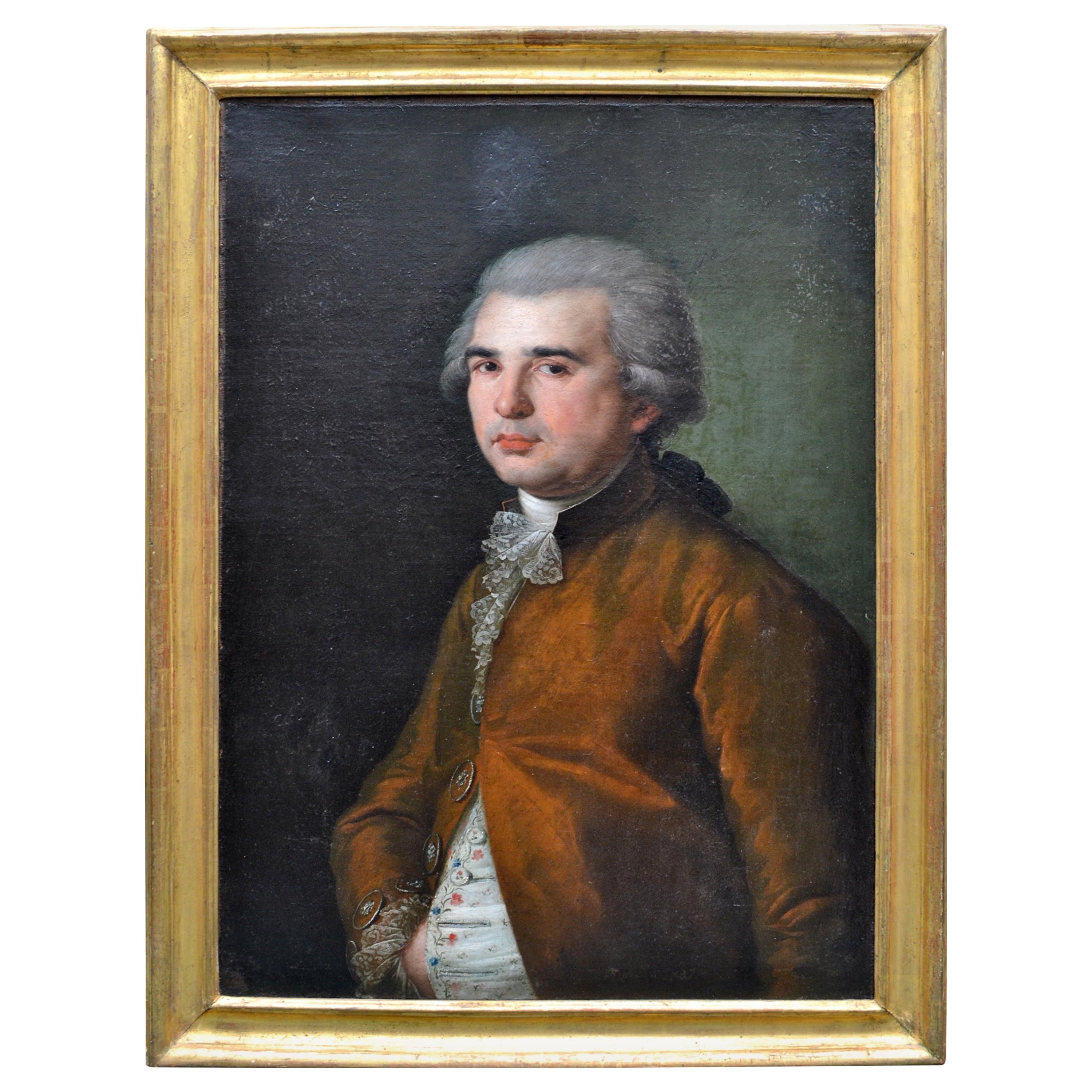 18th Century Portrait of a French School Aristocratic Gentleman
