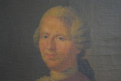 18th Century Portrait of a Gentleman Oil on Canvas