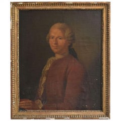 Portrait d'un gentilhomme du XVIIIe siècle Huile sur toile