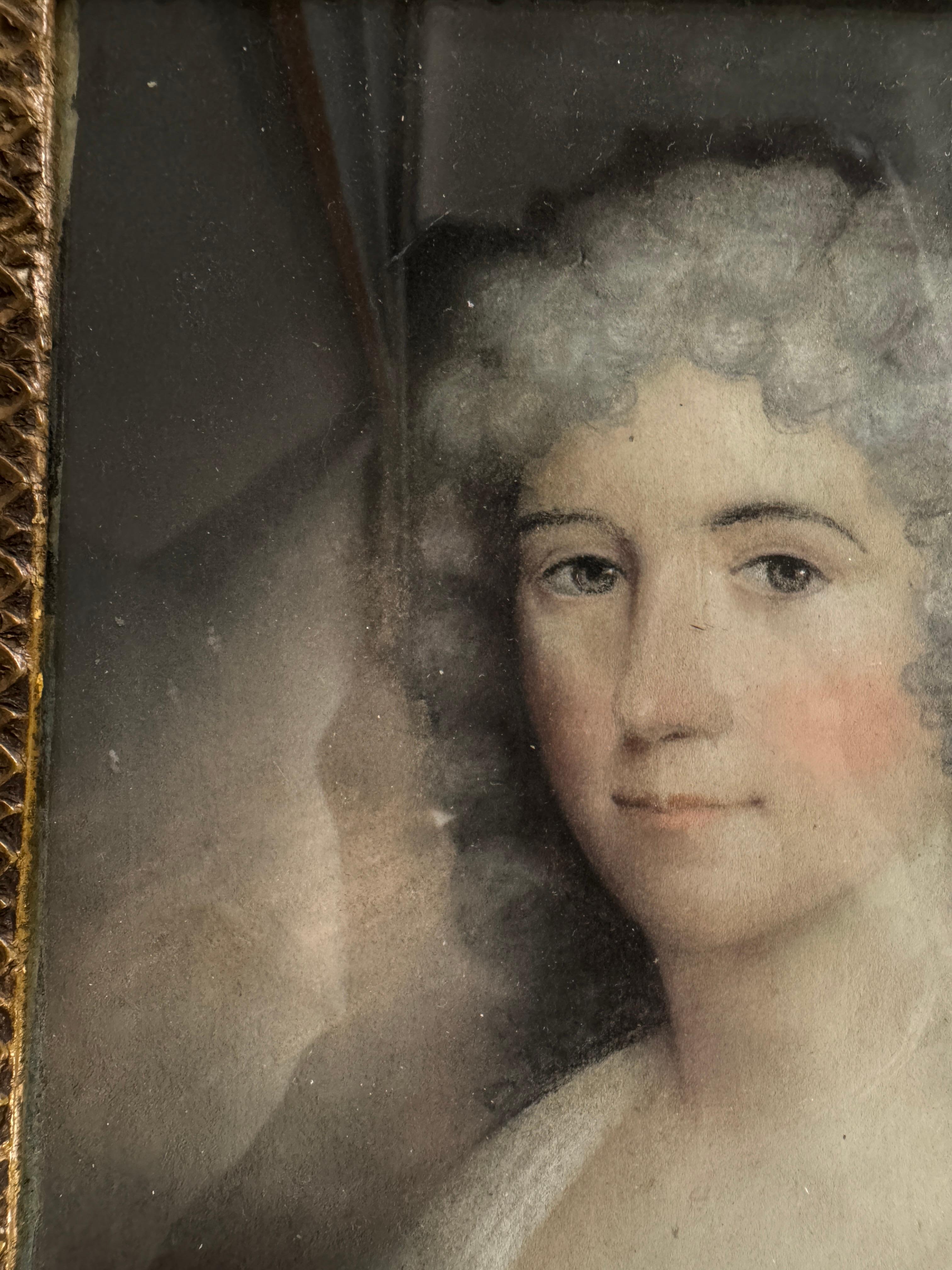 Georgian 18th Century Portrait of a Lady For Sale