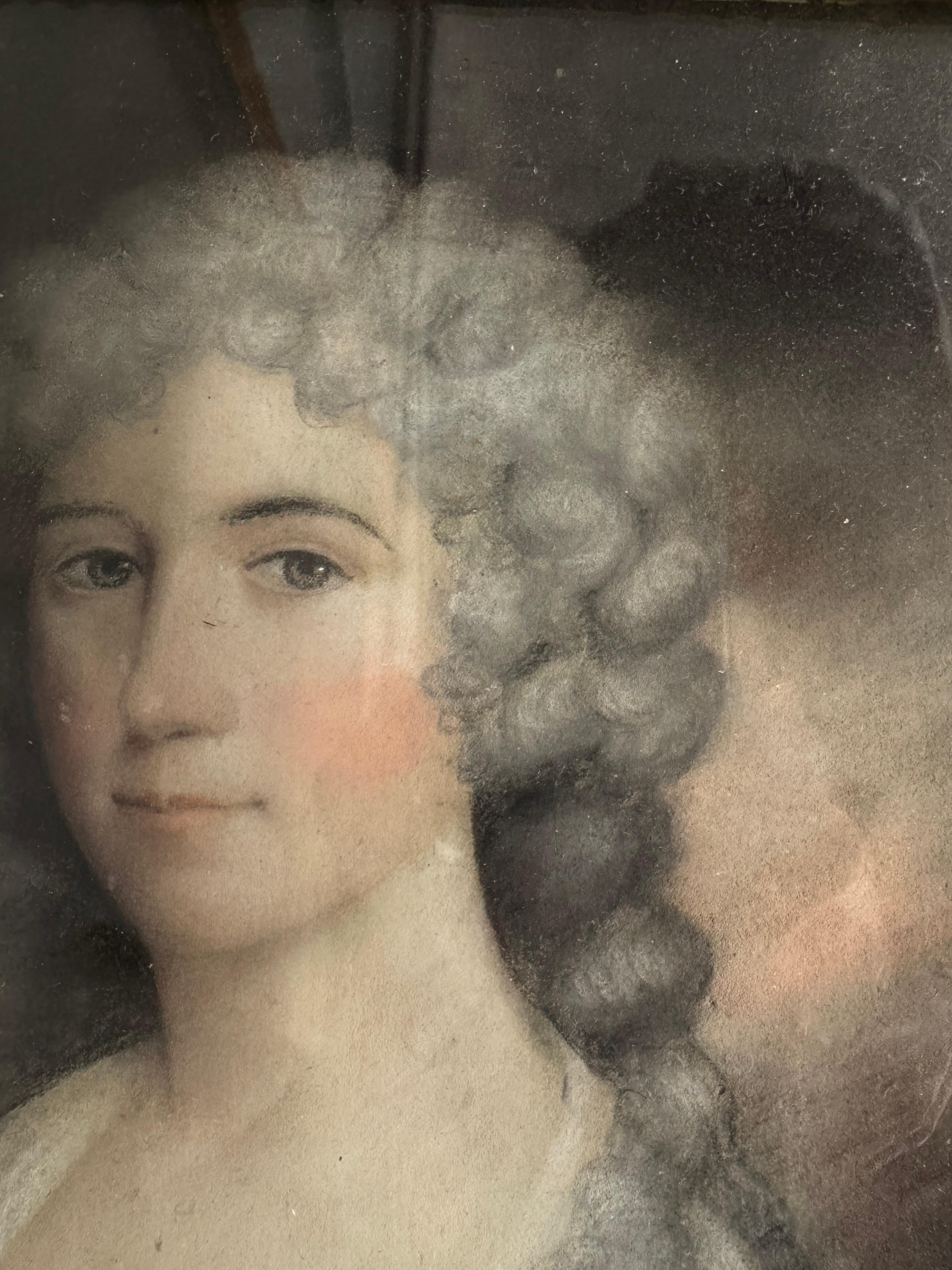 English 18th Century Portrait of a Lady For Sale