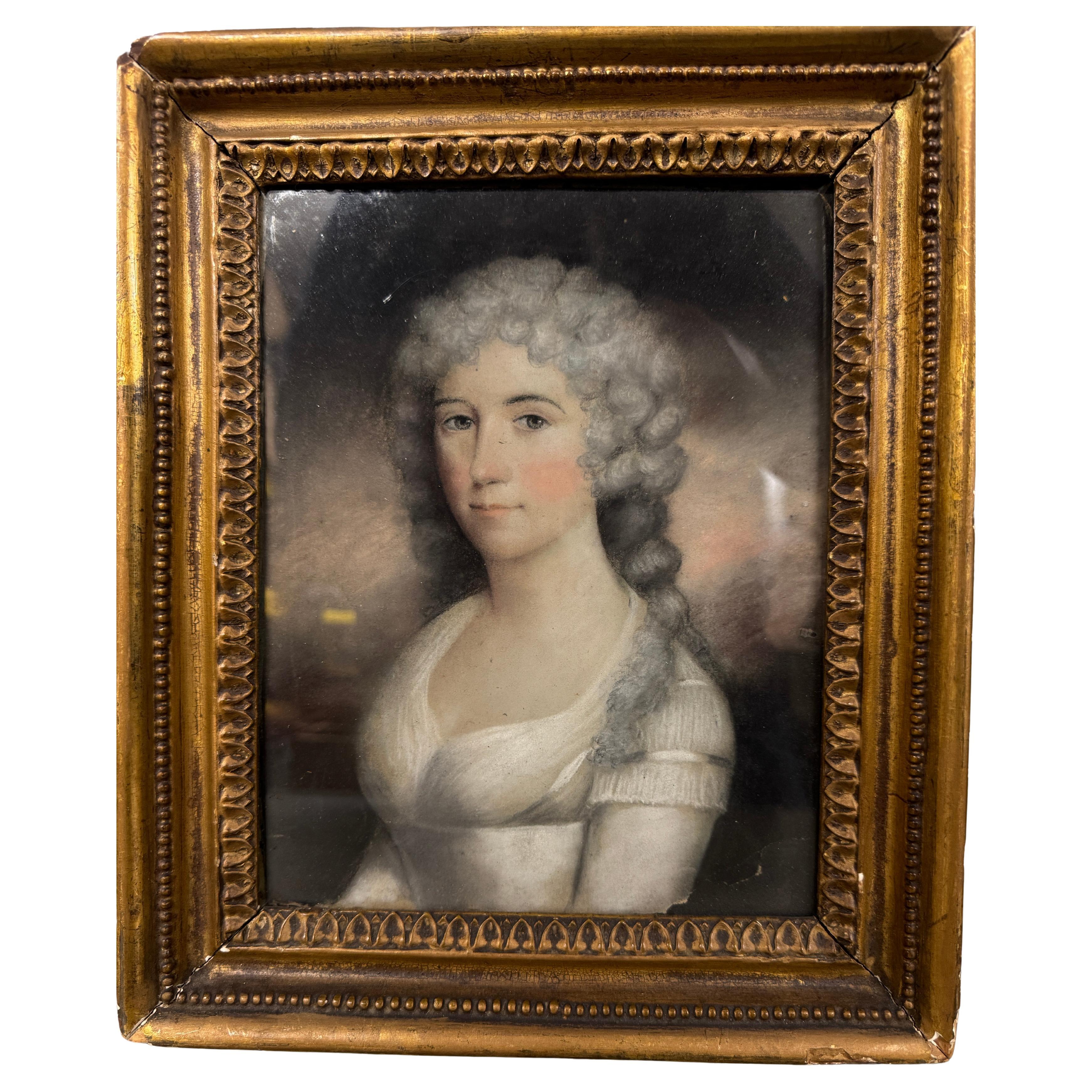 Retrato de una dama del siglo XVIII