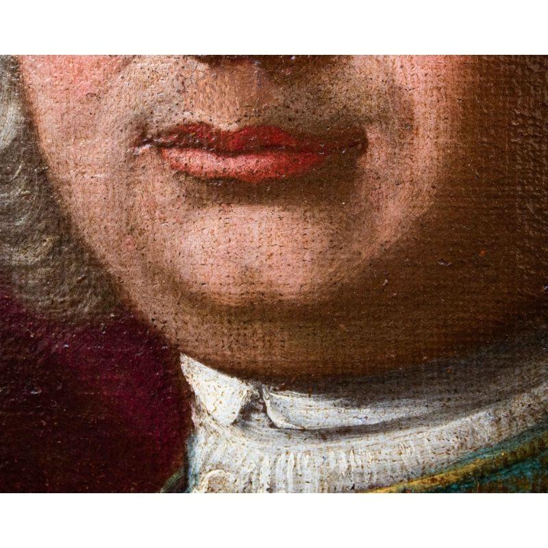Porträt von Felice Paganoni, Öl auf Leinwand, 18. Jahrhundert im Angebot 10