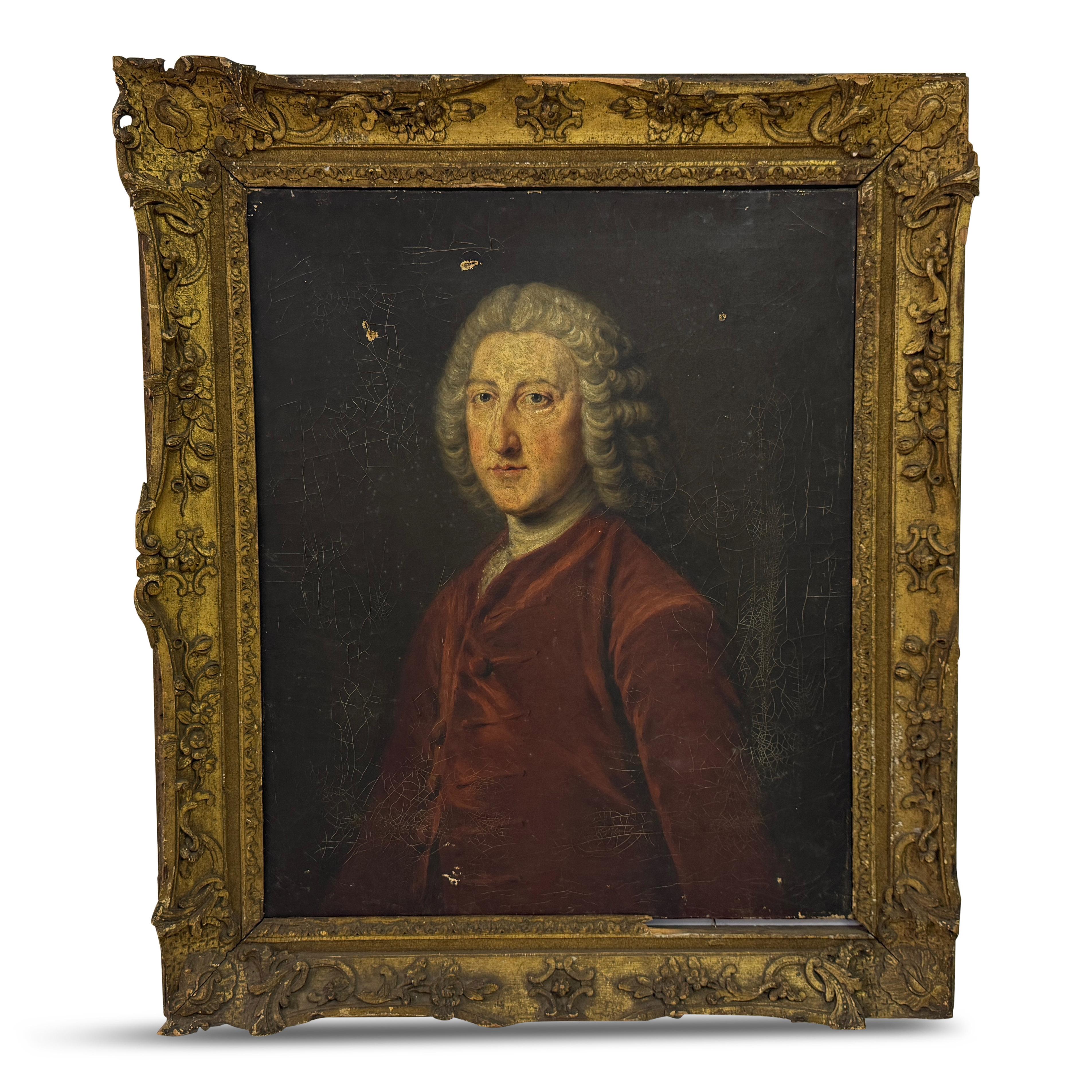 Ritratto di William Pitts il Vecchio 1708 - 1778

Olio su tela

Alcune piccole aree danneggiate

Telaio originale

Questo ritratto del XVIII secolo raffigura William Pitts il Vecchio, un importante statista e oratore britannico che ricoprì la carica