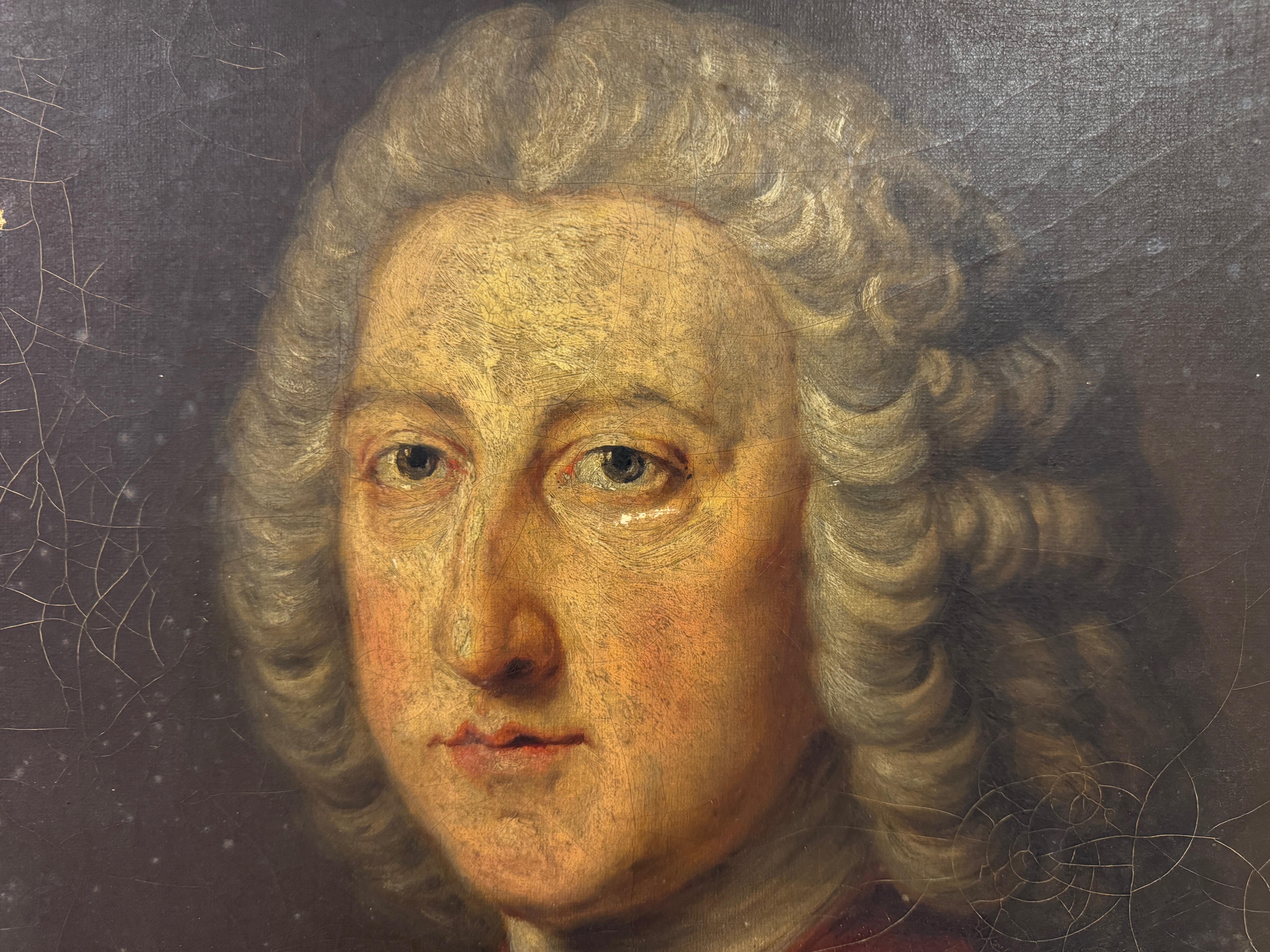 Ritratto del XVIII secolo di William Pitts il Vecchio 1708 - 1778 In condizioni discrete a London, London
