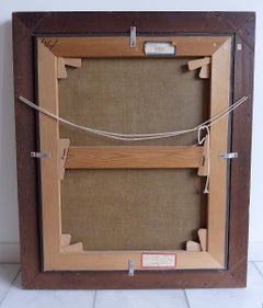 Pintura Retrato Siglo XVIII Niño con loro, Dinamarca Firmado Erik Pauelsen